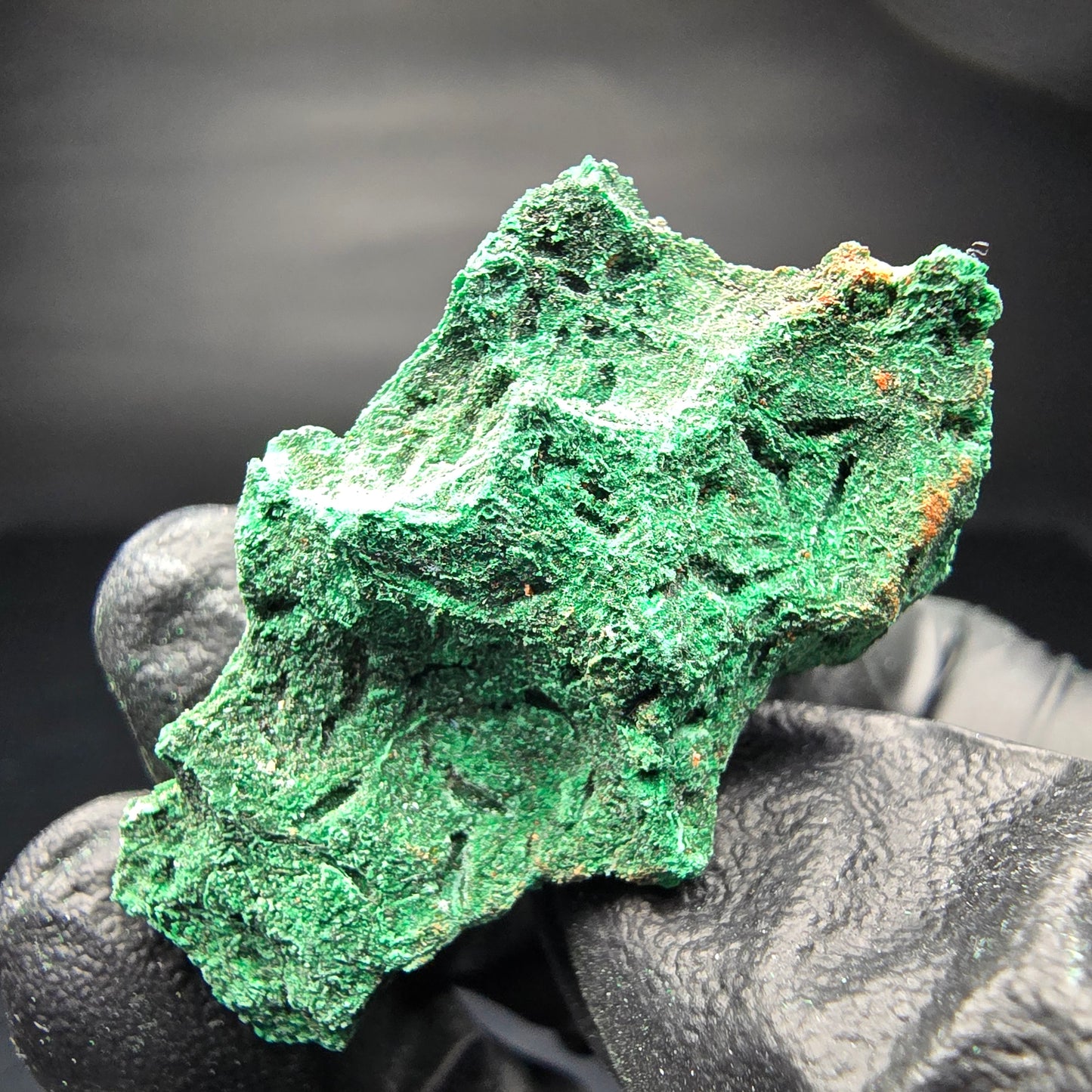 Seltene Malachit Stufe, grün Kaokoveld, Namibia 38*23*16mm Mineraliensammlung