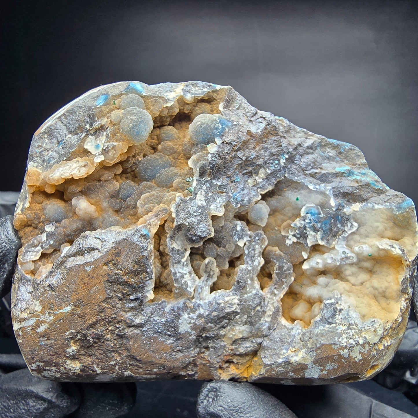 Seltene große Shattuckit, Dioptas Stufe blau Kaokoveld, Namibia 89*68*77mm