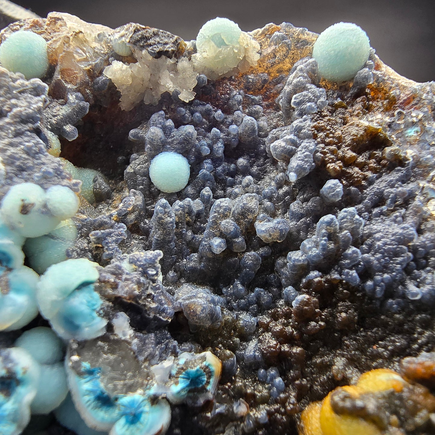Seltene große Shattuckit Stufe blau Kaokoveld, Namibia 76*63*30mm Sammlung