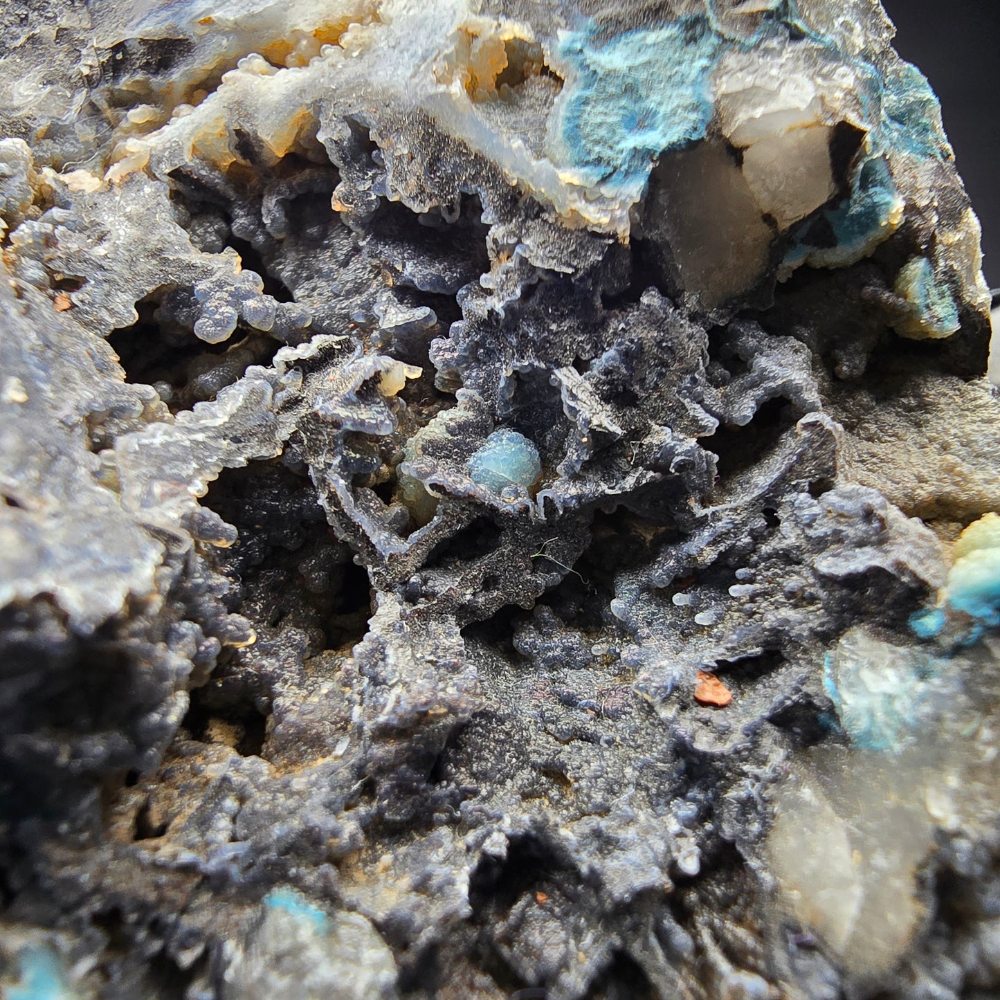 Seltene große Shattuckit Stufe blau Kaokoveld, Namibia 107*103*30mm Sammlung