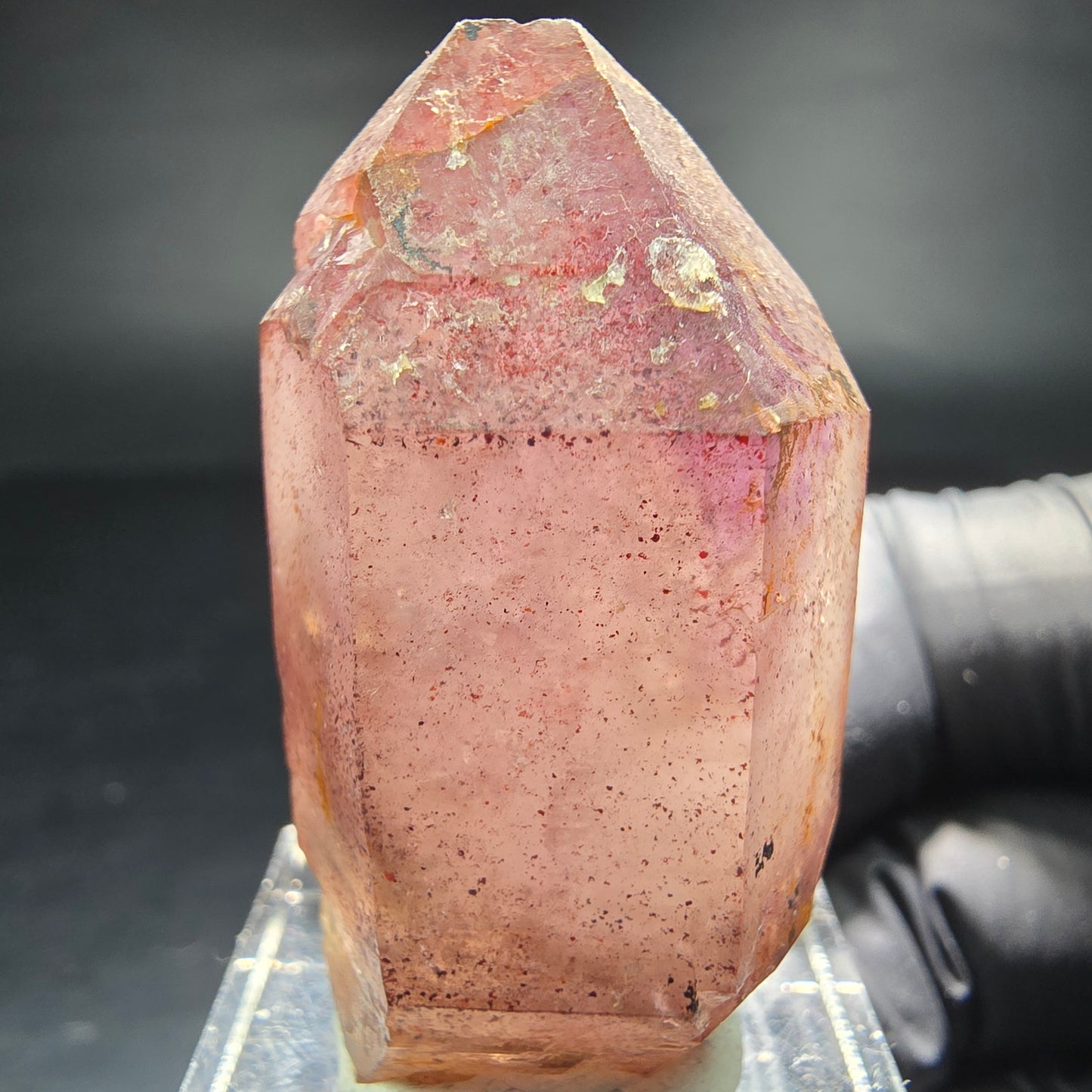 Beautiful Phantom Scepter Amethyst Point purple Brandberg Namibia 40*22*16mm Collection