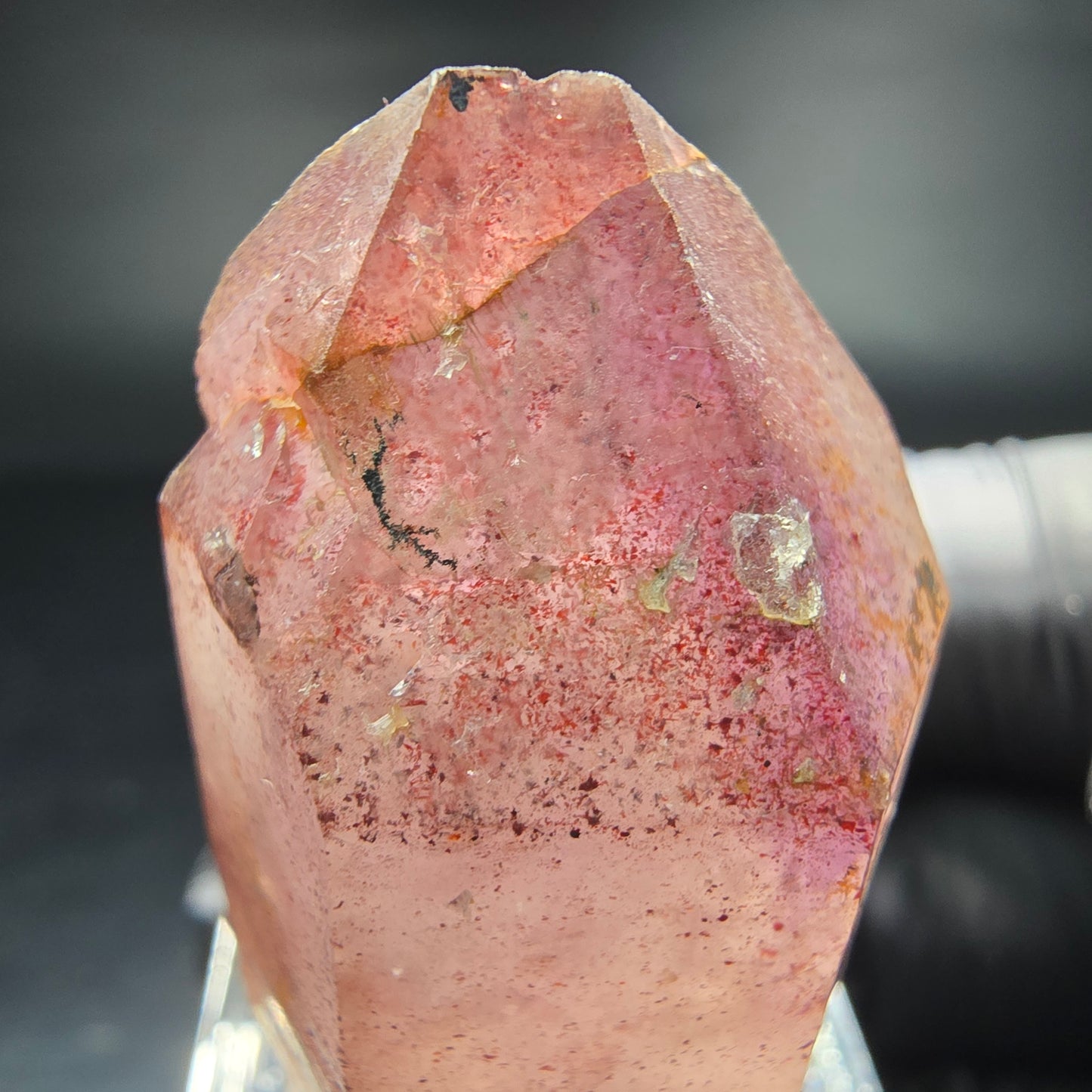Beautiful Phantom Scepter Amethyst Point purple Brandberg Namibia 40*22*16mm Collection