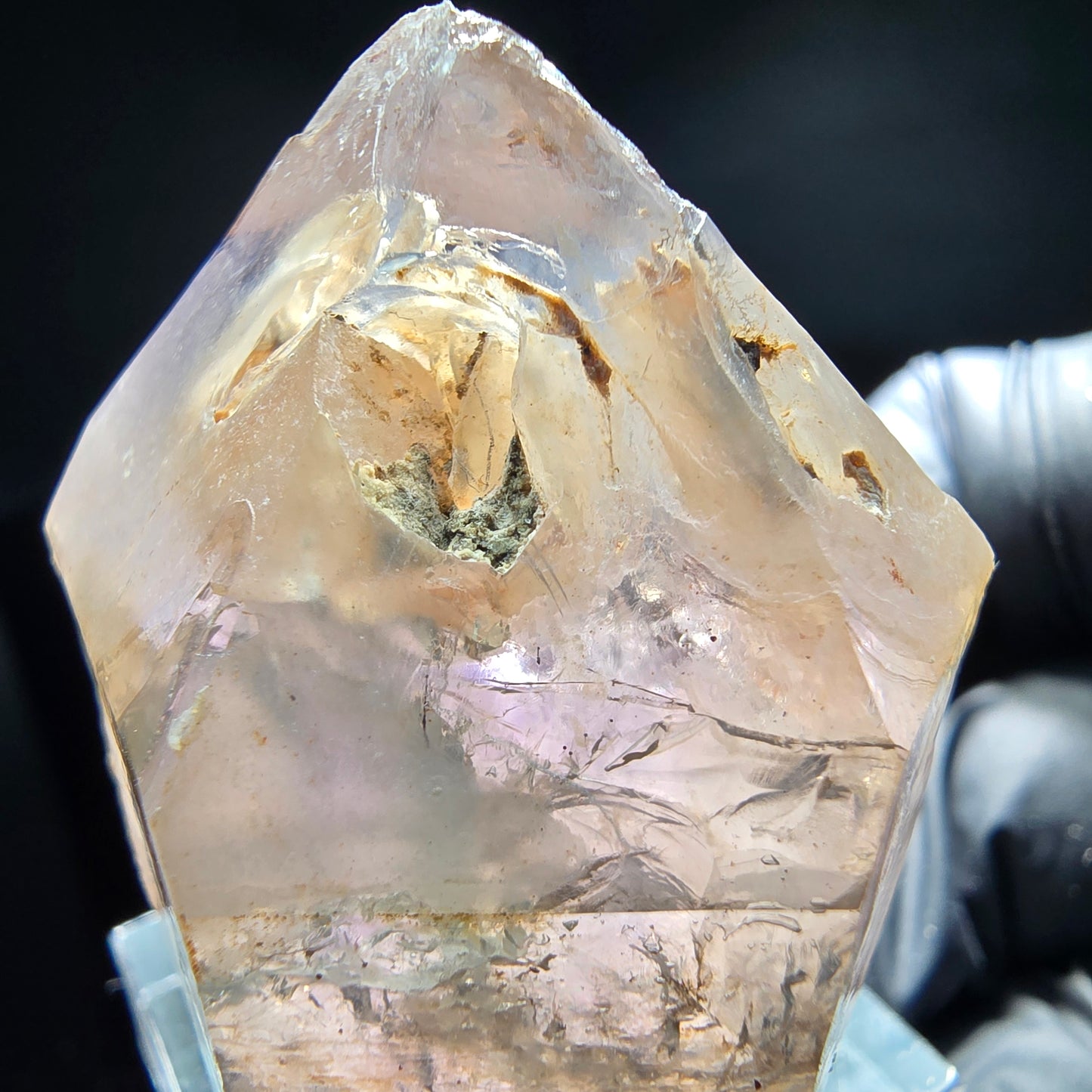 Schöne Phantom Amethyst Fenster Spitze Brandberg, Namibia 42*34*26mm Sammlung