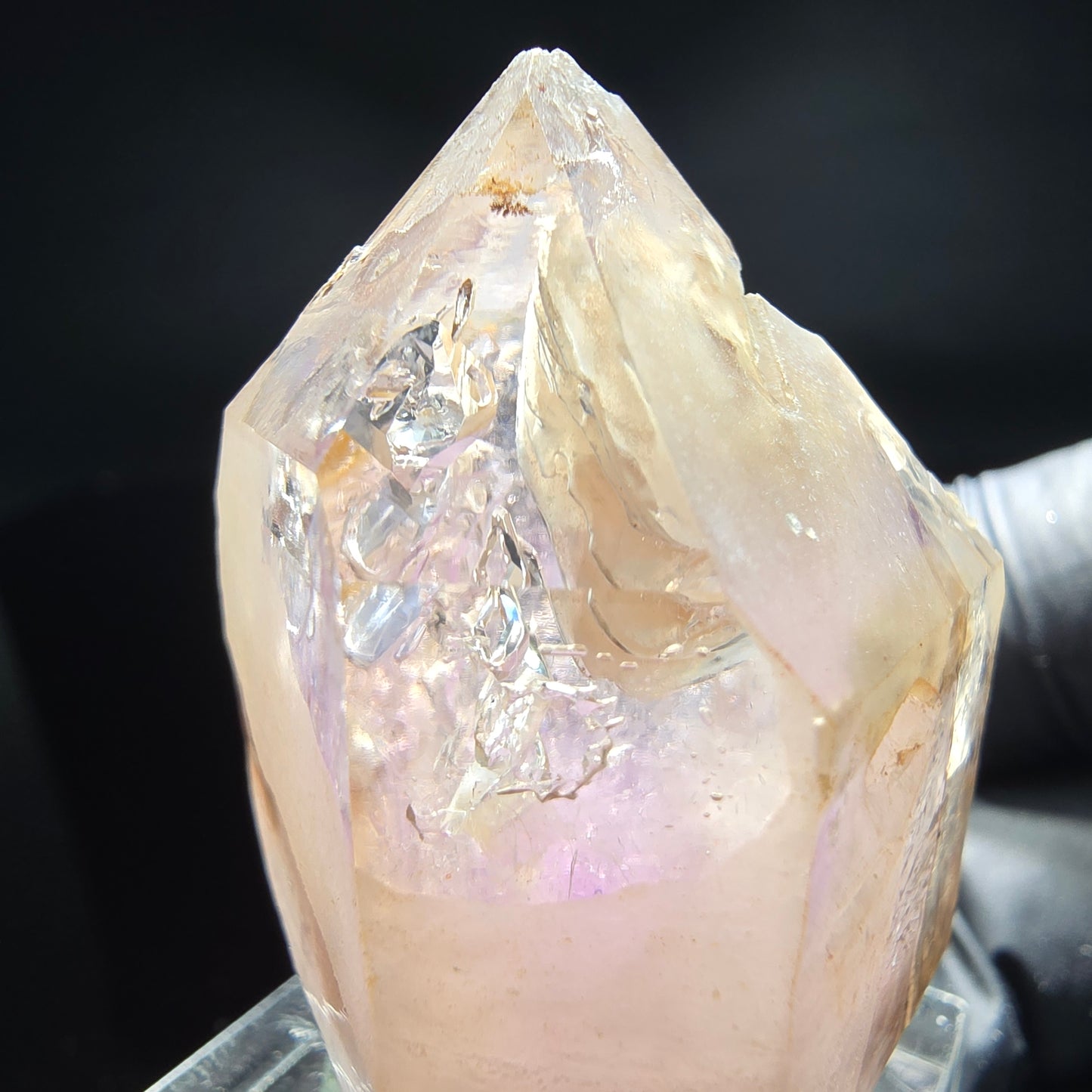 Schöne Phantom Amethyst Fenster Spitze Brandberg, Namibia 42*34*26mm Sammlung