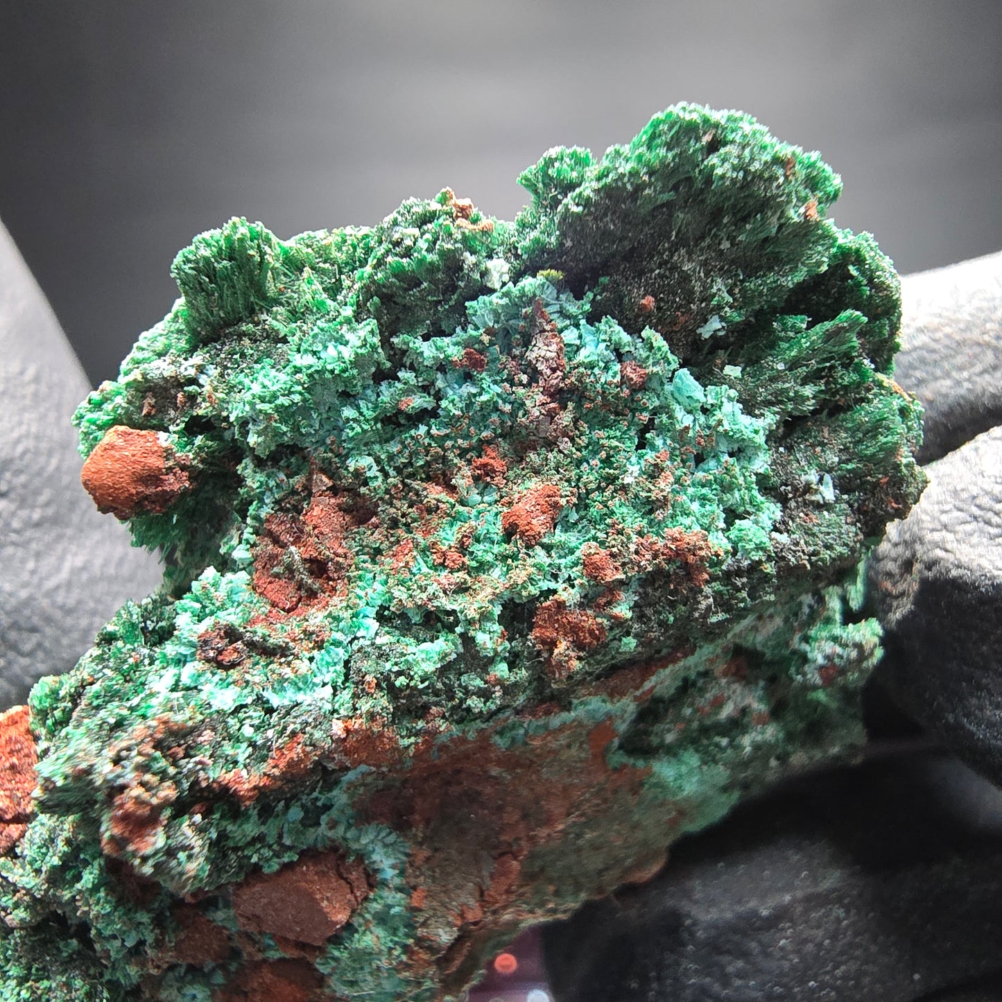 Seltene Malachit auf Matrix Stufe grün Kaokoveld, Namibia 43*33*16mm Sammlung