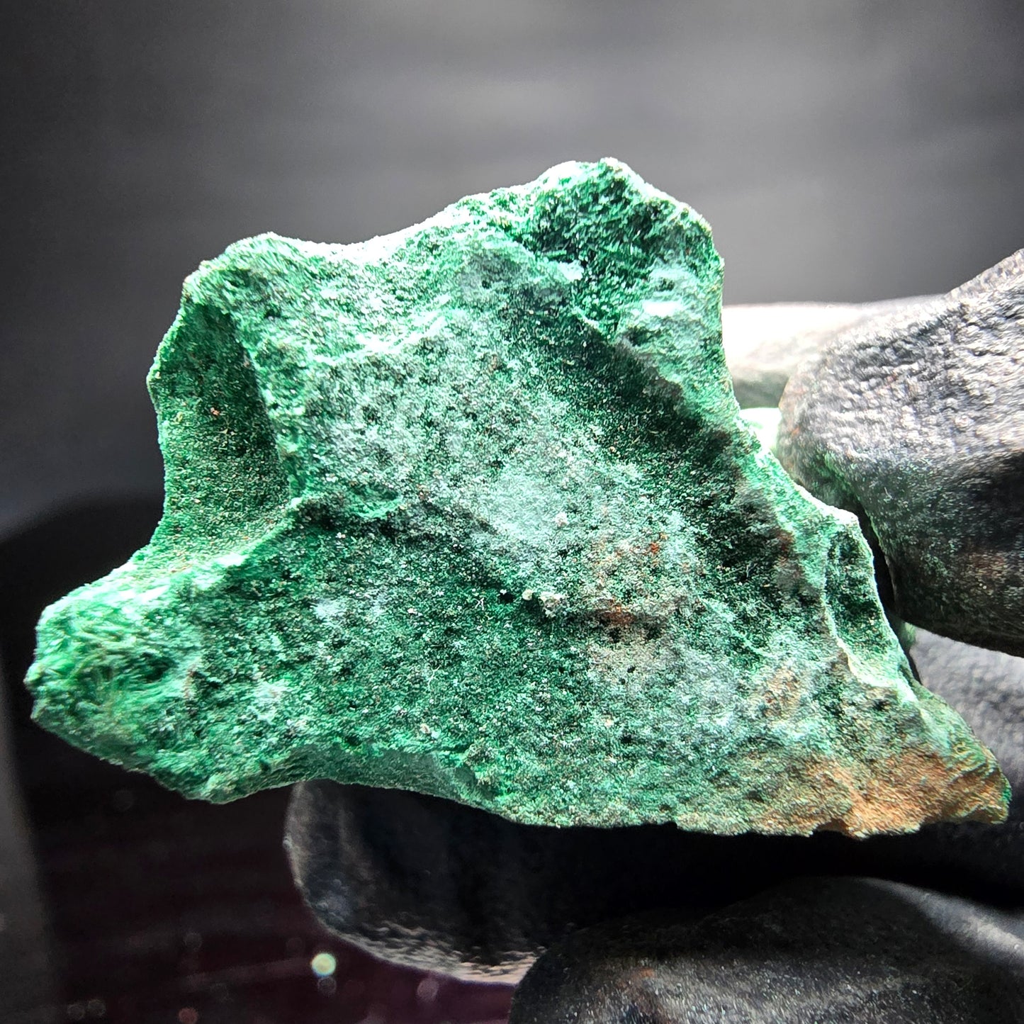 Seltene Malachit auf Matrix Stufe grün Kaokoveld, Namibia 40*32*22mm Sammlung