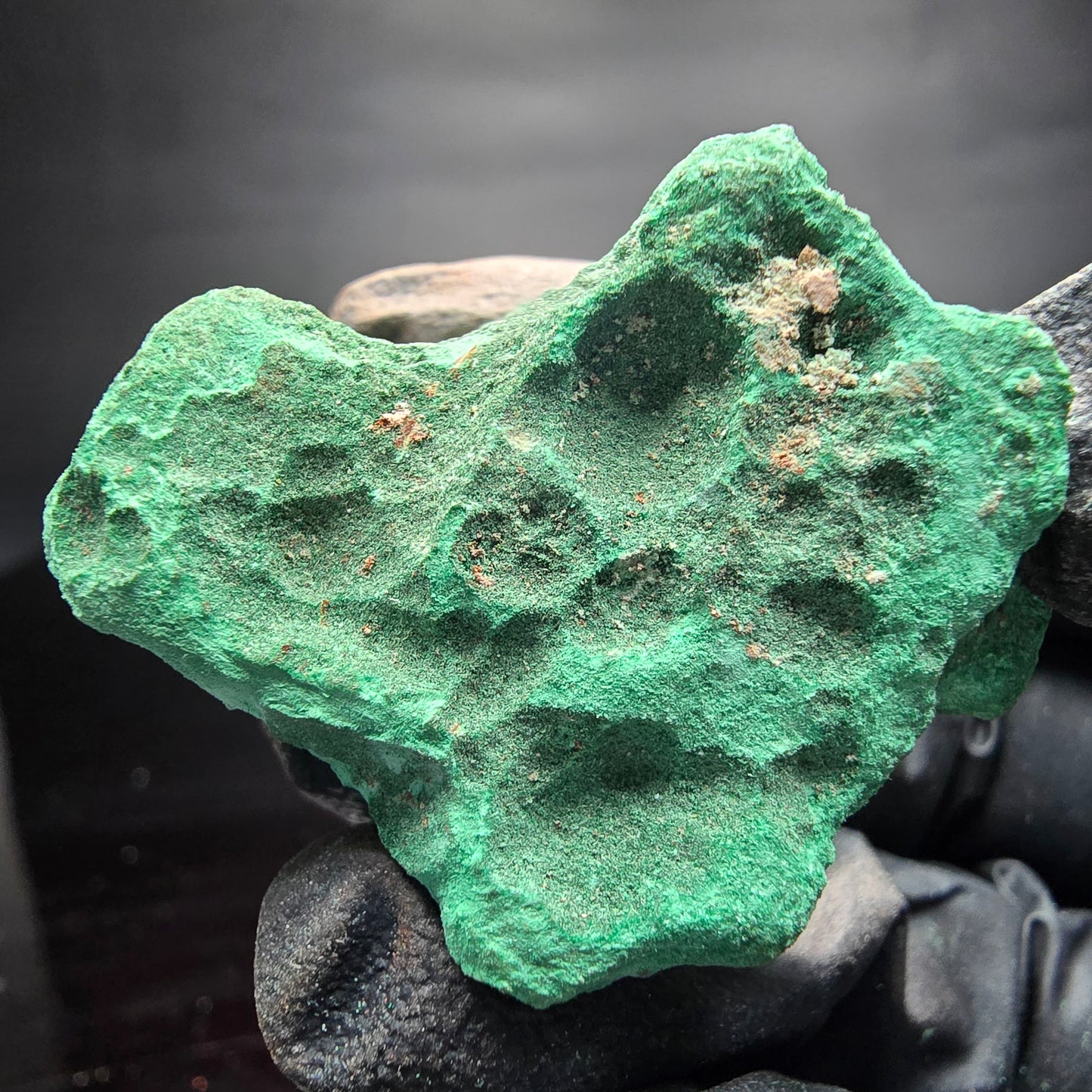 Seltene Malachit auf Matrix Stufe grün Kaokoveld, Namibia 40*32*22mm Sammlung