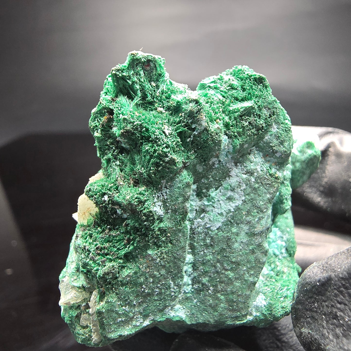 Seltene Malachit, Chrysokoll, Quarz Stufe Kaokoveld, Namibia 53*38*34mm Sammlung
