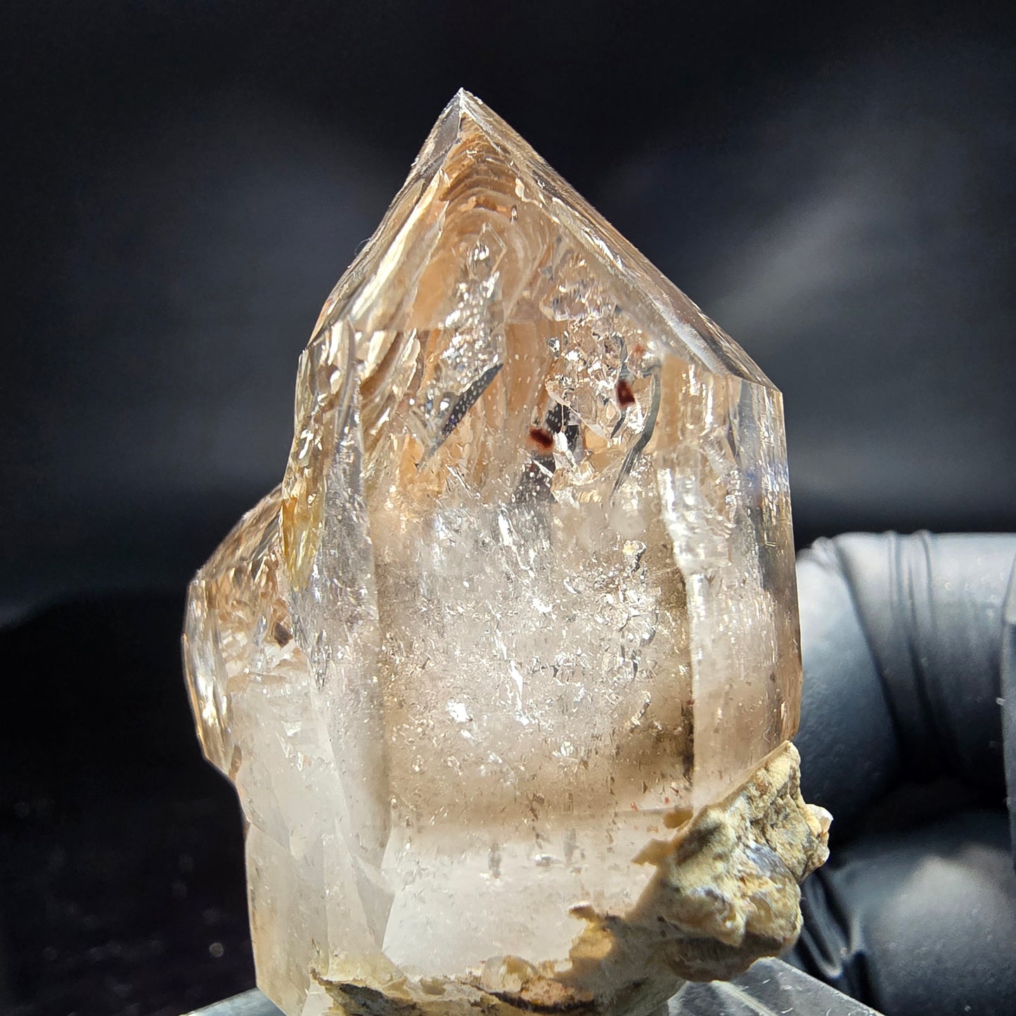 Enhydro Phantom Rauchquarz Zepter Fenster Quarz Goboboseb, Namibia 47*39*22mm