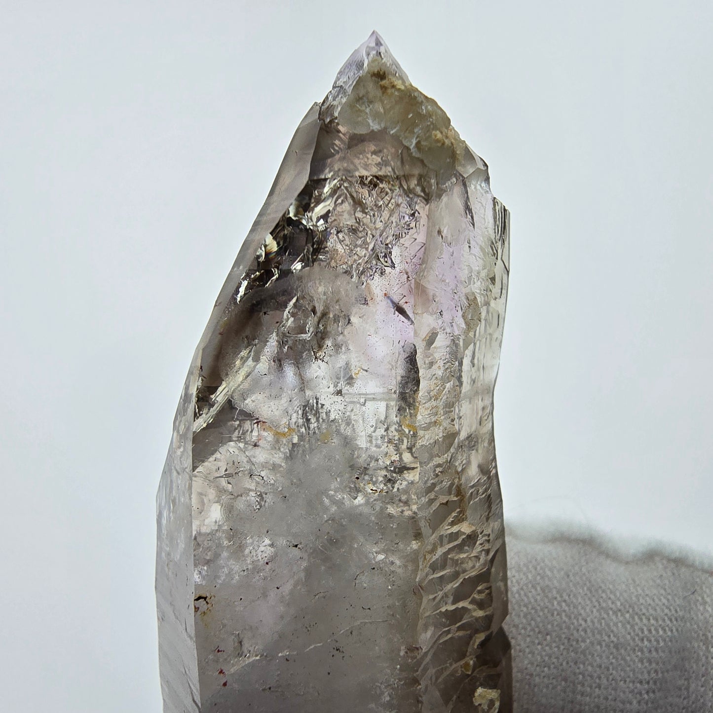 Enhydro Phantom Amethyst Doppelender 3x Blase Goboboseb, Namibia 76*25*18mm