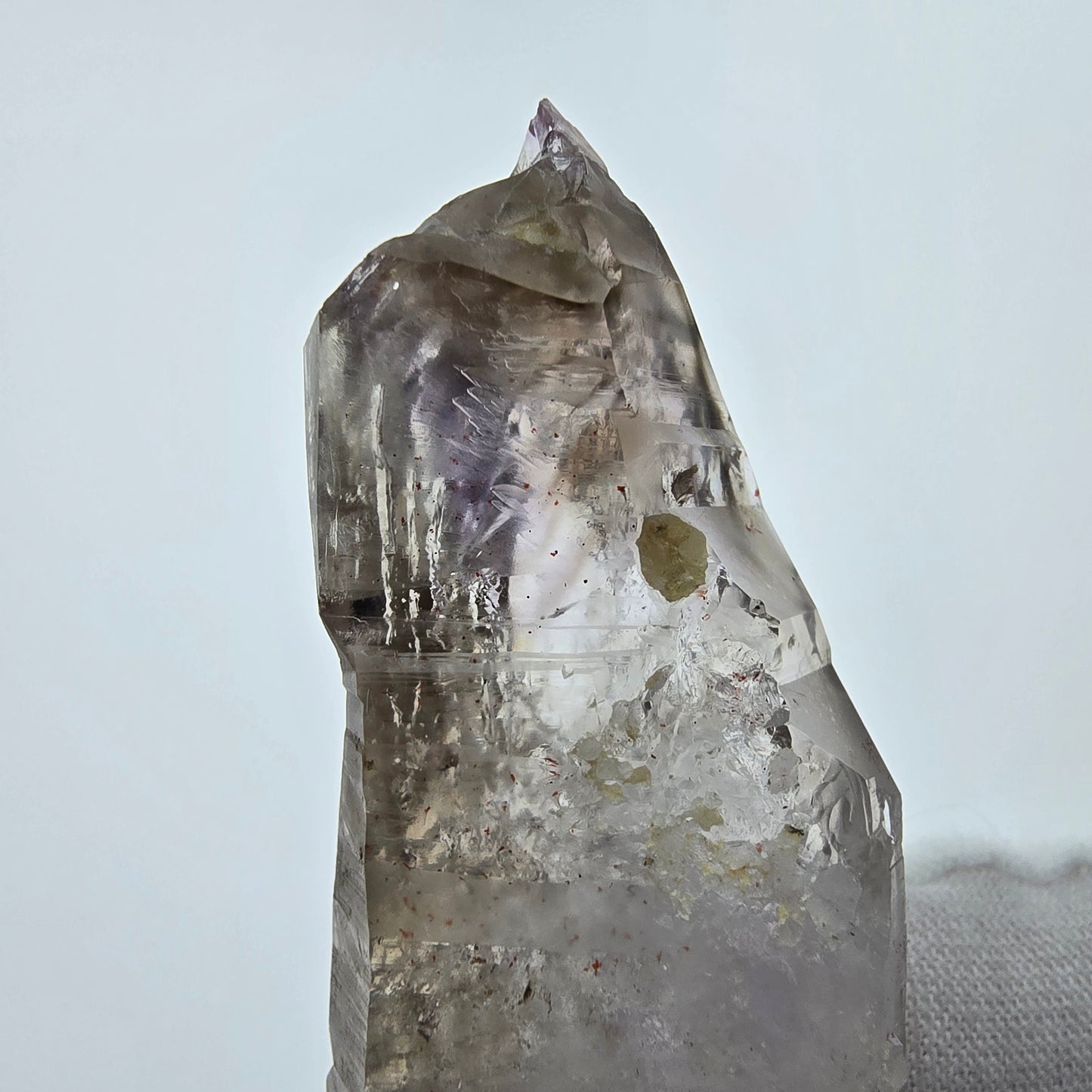 Enhydro Phantom Amethyst Doppelender 3x Blase Goboboseb, Namibia 76*25*18mm