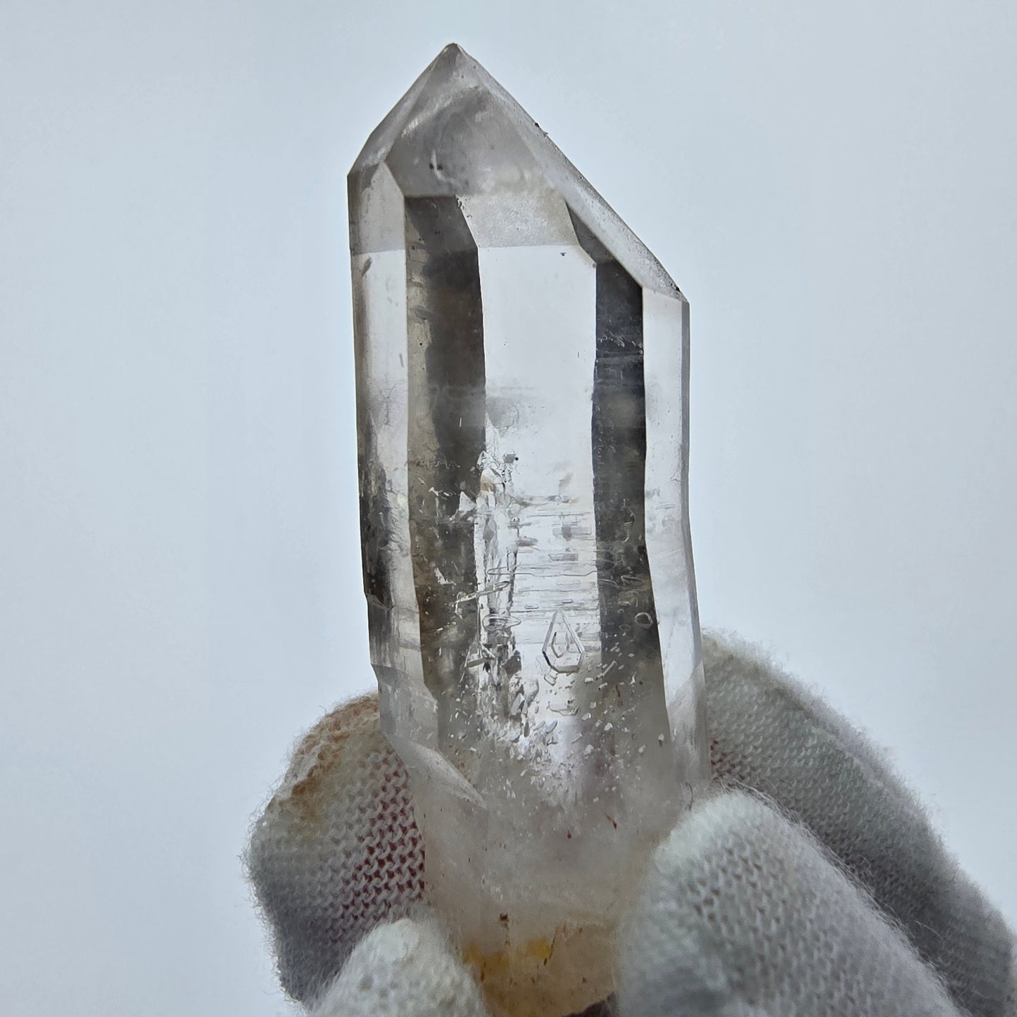 10x klare Phantom Rauchquarz Spitzen, Zepter aus Goboboseb, Namibia Lot Sammlung