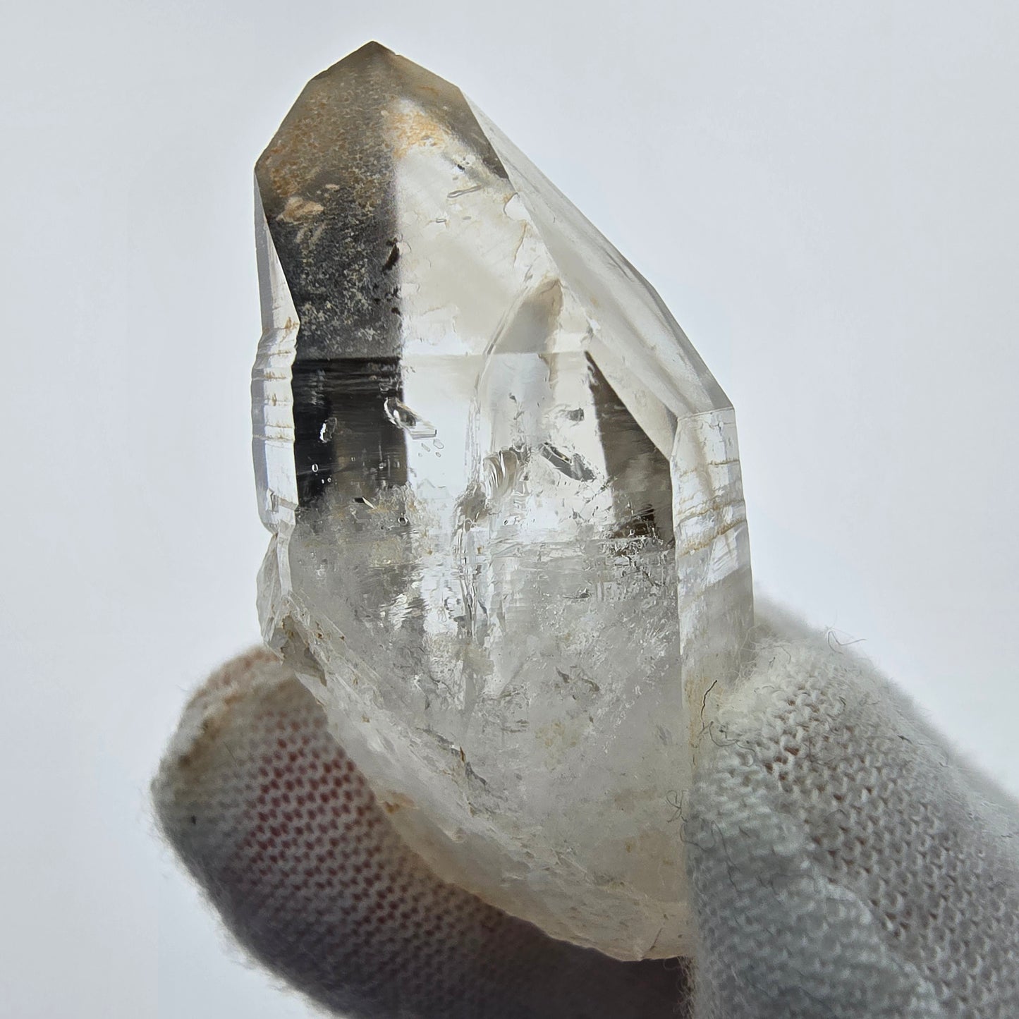 10x pointes de quartz fumé fantôme clair, sceptre de Goboboseb, collection Namibie Lot