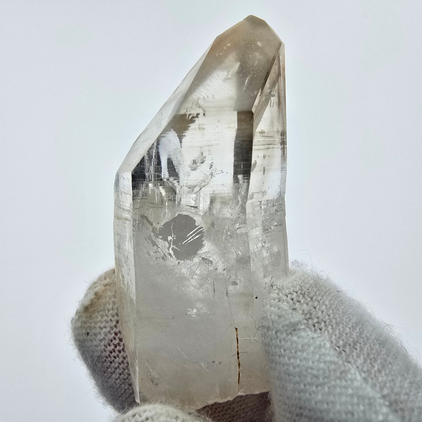 10x pointes de quartz fumé fantôme clair, sceptre de Goboboseb, collection Namibie Lot