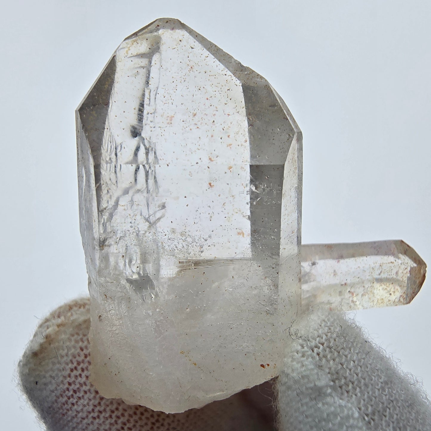 10x pointes de quartz fumé fantôme clair, sceptre de Goboboseb, collection Namibie Lot
