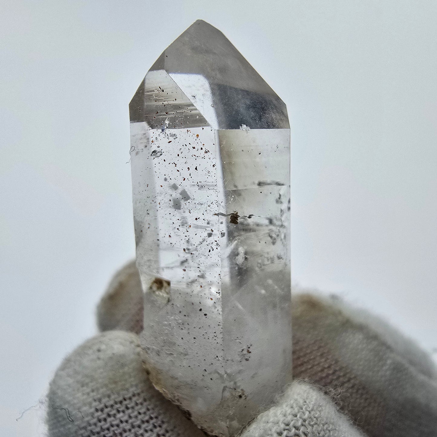 10x pointes de quartz fumé fantôme clair, sceptre de Goboboseb, collection Namibie Lot