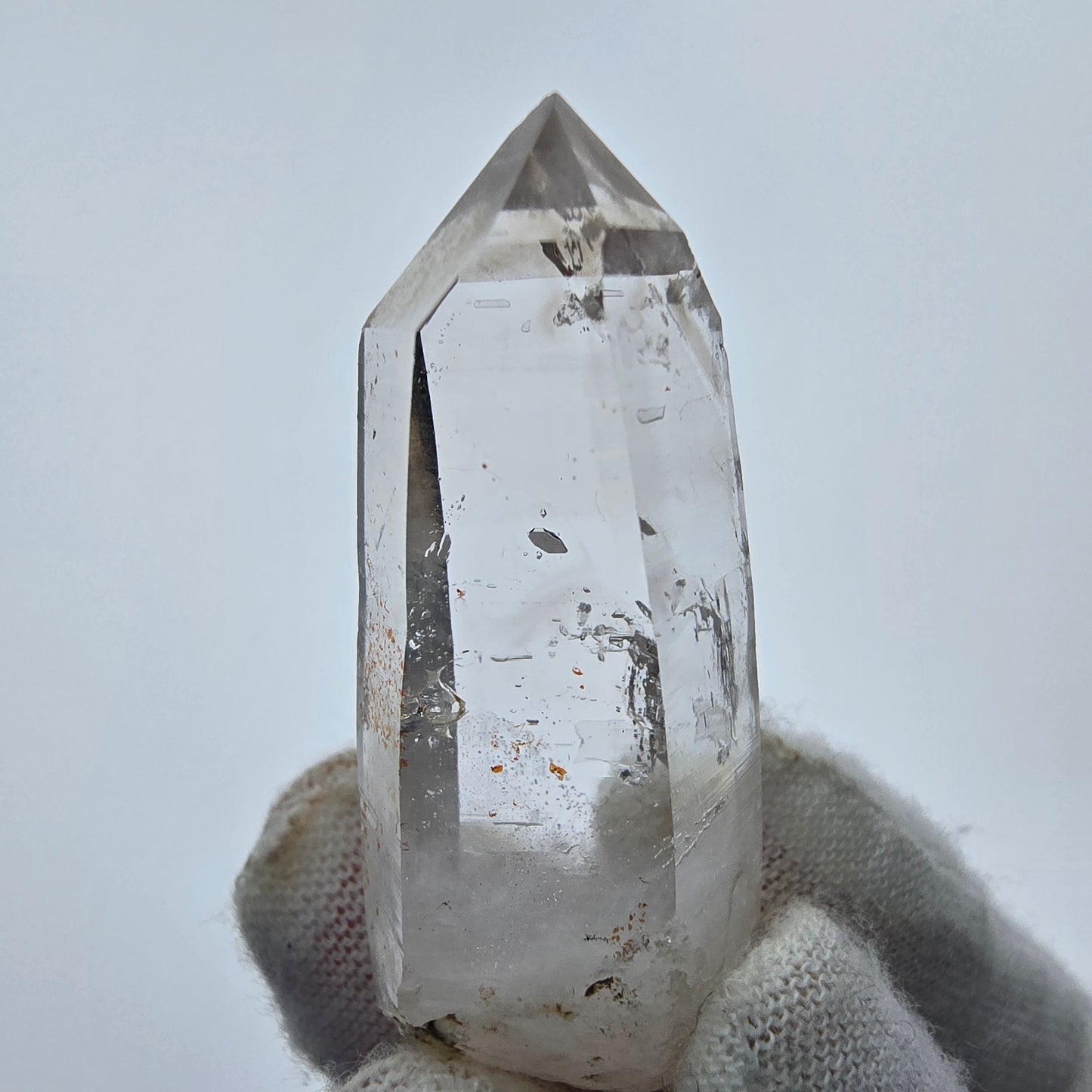 10x pointes de quartz fumé fantôme clair, sceptre de Goboboseb, collection Namibie Lot