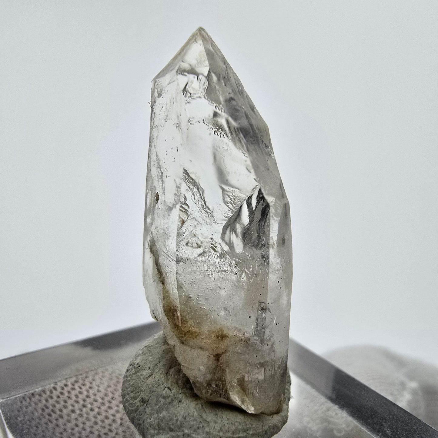 24x klare Phantom Rauchquarz Spitzen, Zepter aus Goboboseb, Namibia Lot Sammlung