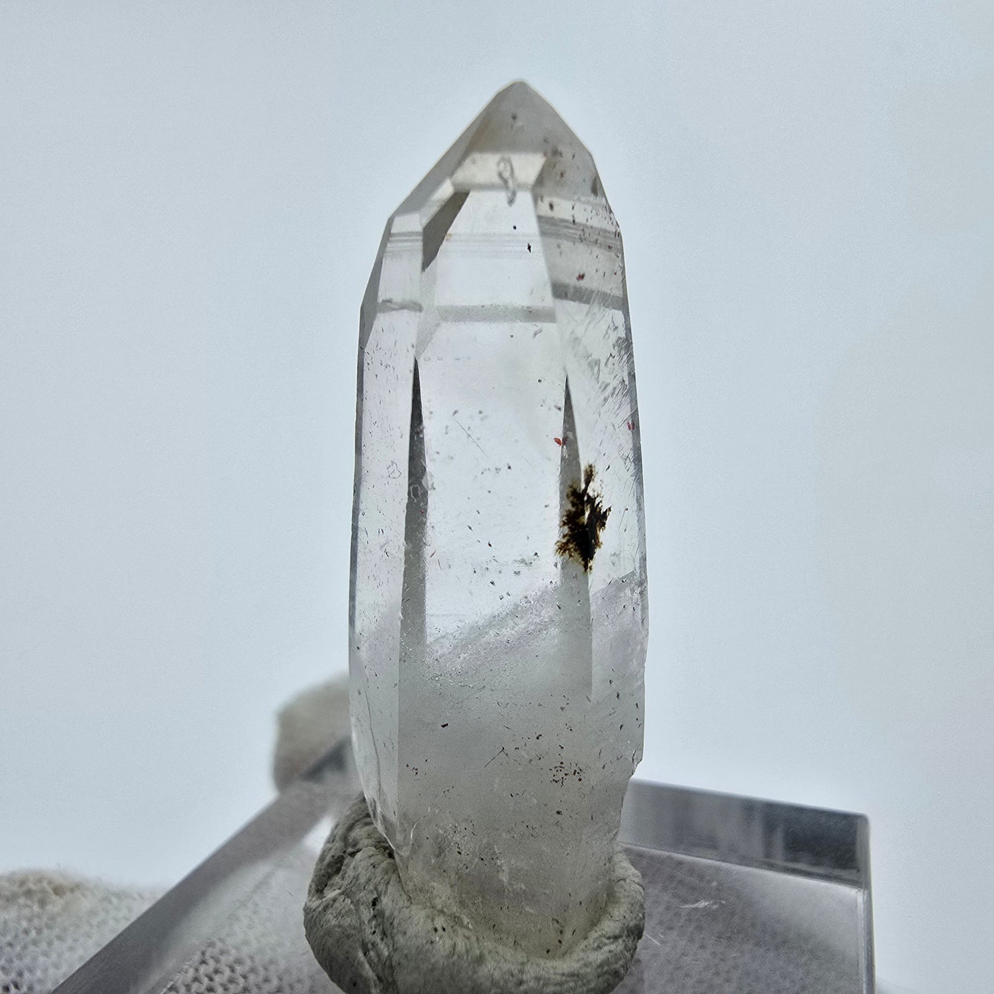 24x klare Phantom Rauchquarz Spitzen, Zepter aus Goboboseb, Namibia Lot Sammlung