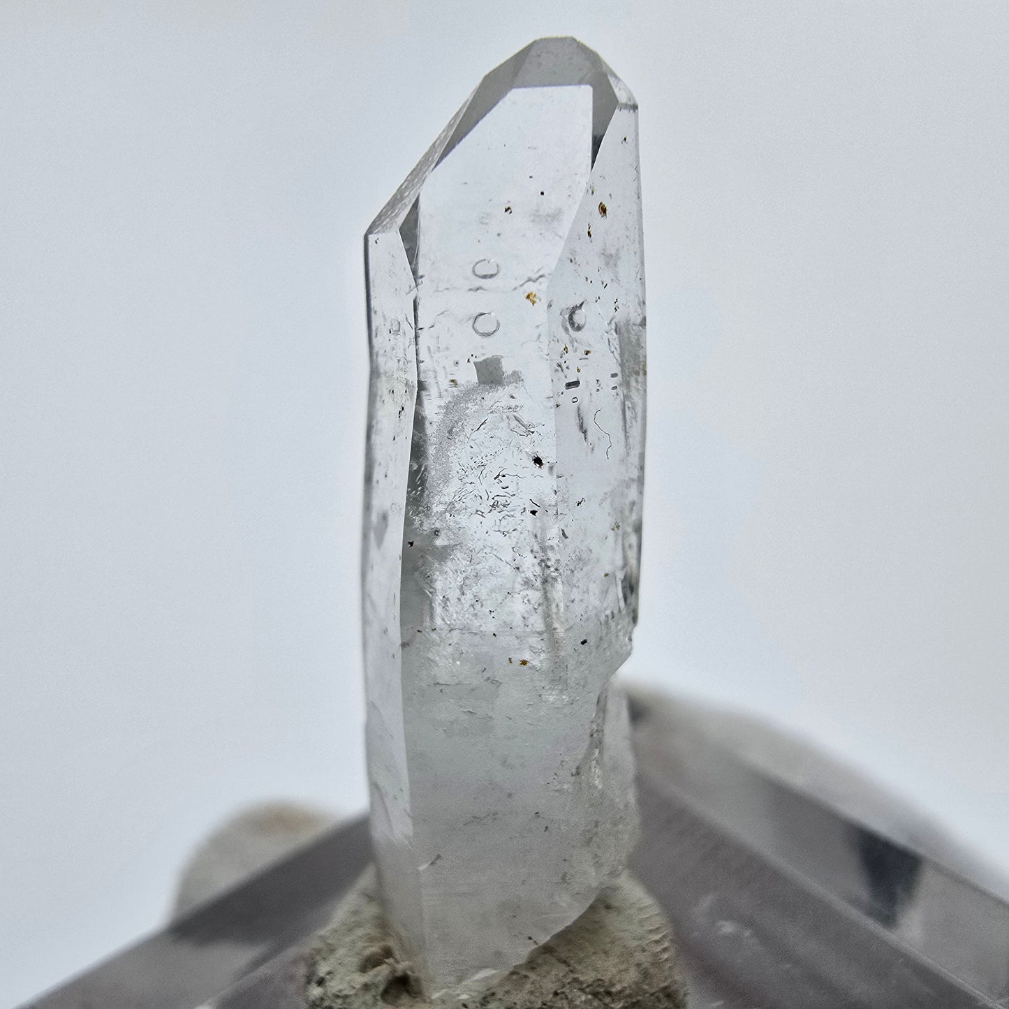 24x klare Phantom Rauchquarz Spitzen, Zepter aus Goboboseb, Namibia Lot Sammlung