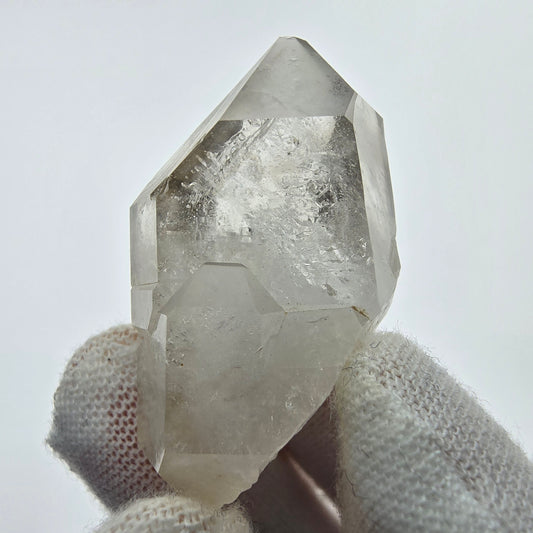 10x clear phantom smoky quartz points, scepter from Goboboseb, Namibia lot collection set