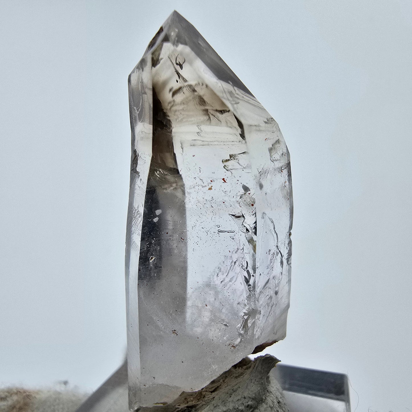 16x klare Phantom Rauchquarz Spitzen, Zepter aus Goboboseb, Namibia Lot Sammlung Set