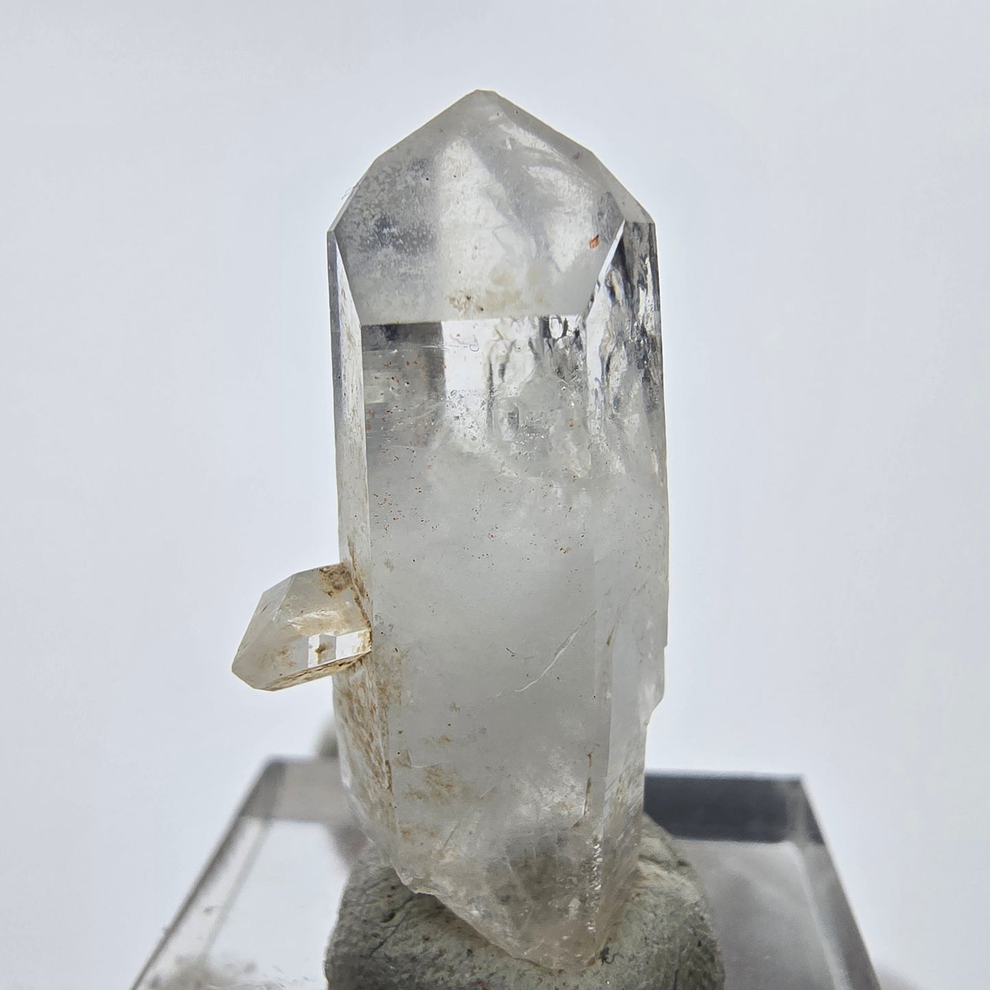 16x klare Phantom Rauchquarz Spitzen, Zepter aus Goboboseb, Namibia Lot Sammlung Set