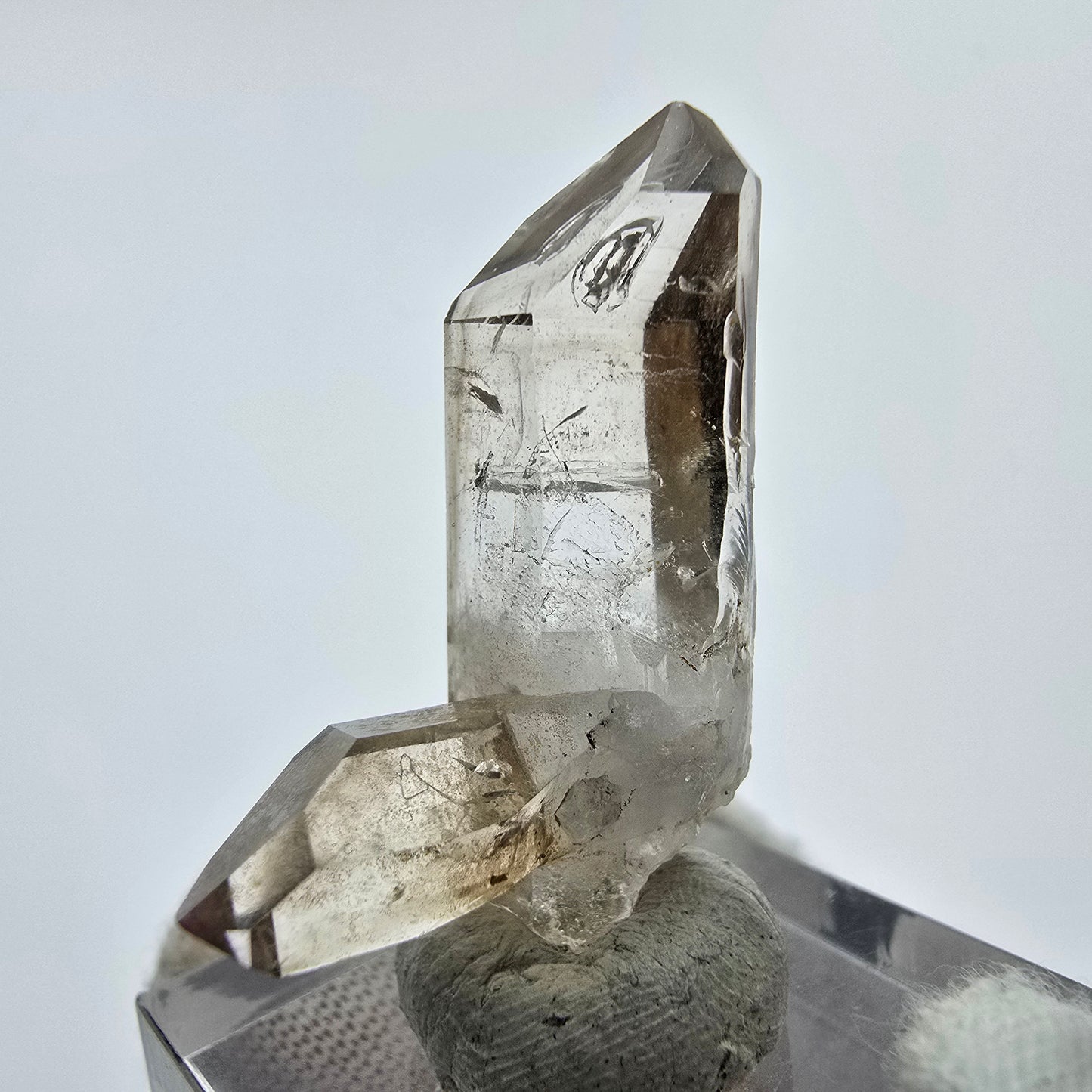 16x klare Phantom Rauchquarz Spitzen, Zepter aus Goboboseb, Namibia Lot Sammlung Set