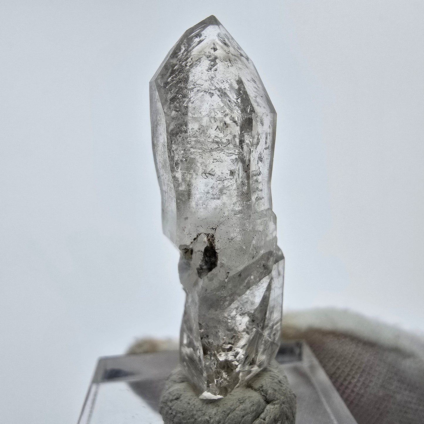 16x klare Phantom Rauchquarz Spitzen, Zepter aus Goboboseb, Namibia Lot Sammlung Set