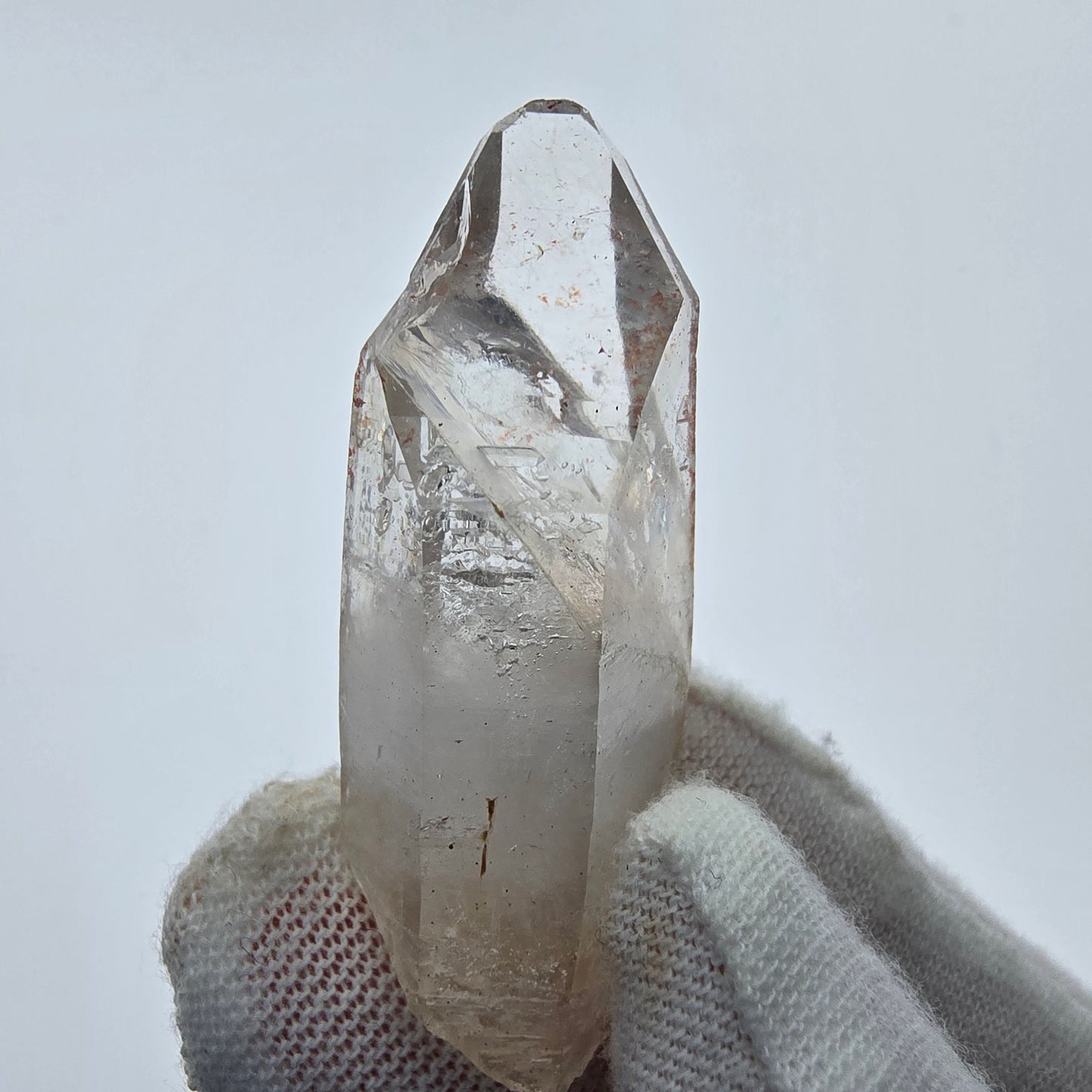 16x klare Phantom Rauchquarz Spitzen, Zepter aus Goboboseb, Namibia Lot Sammlung