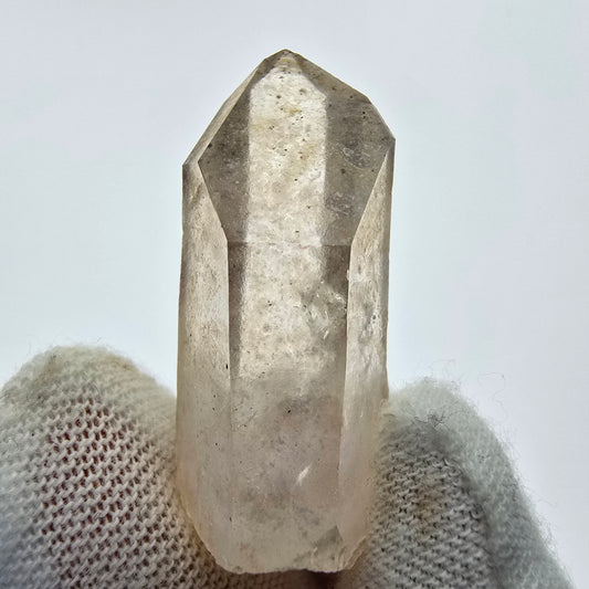 14x clear phantom smoky quartz points, scepter from Goboboseb, Namibia lot collection set