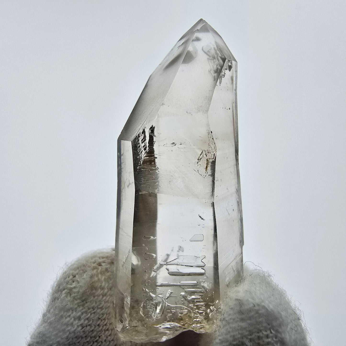 14x klare Phantom Rauchquarz Spitzen, Zepter aus Goboboseb, Namibia Lot Sammlung Set