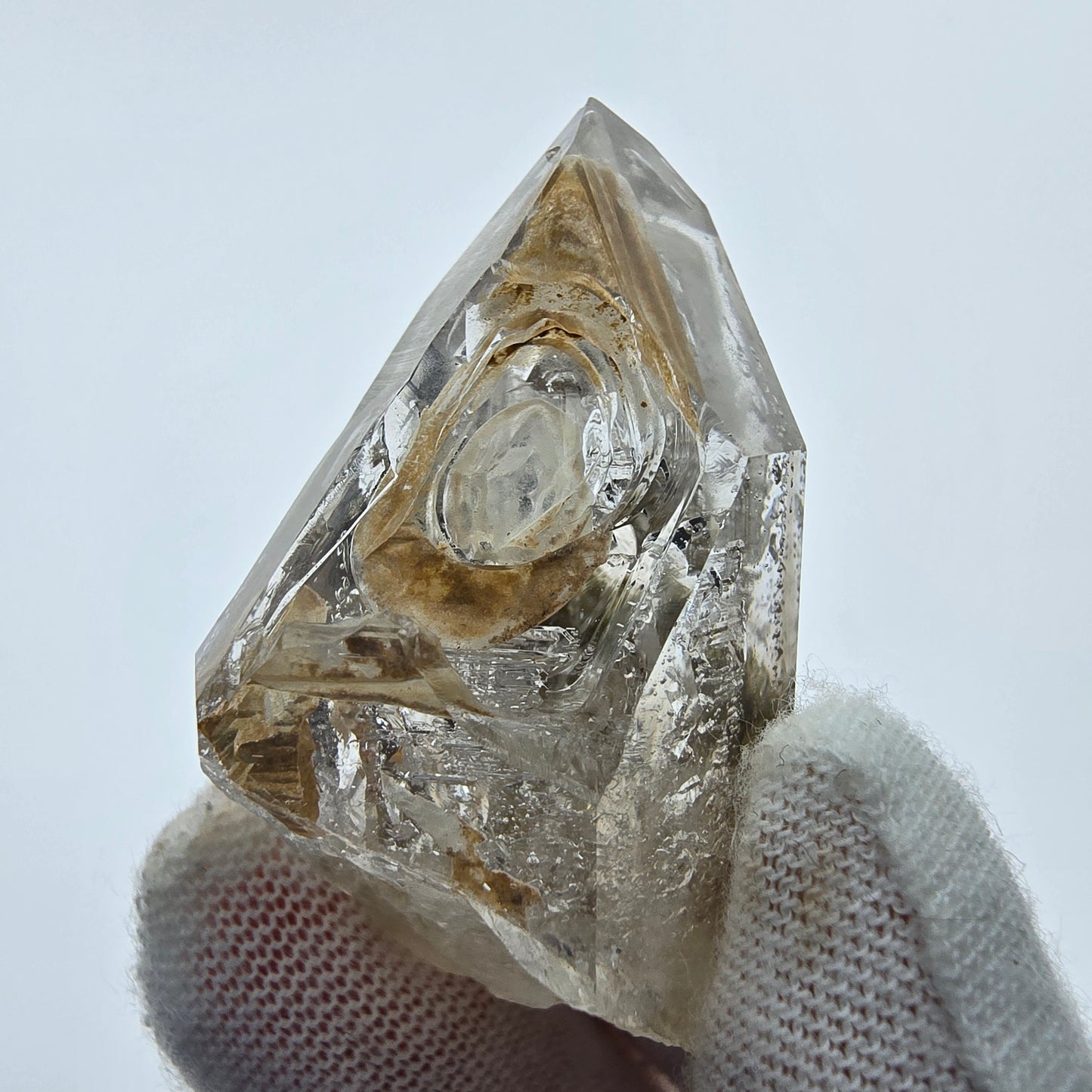 6x große Phantom Rauchquarz Spitzen, Zepter aus Goboboseb Namibia Lot Sammlung