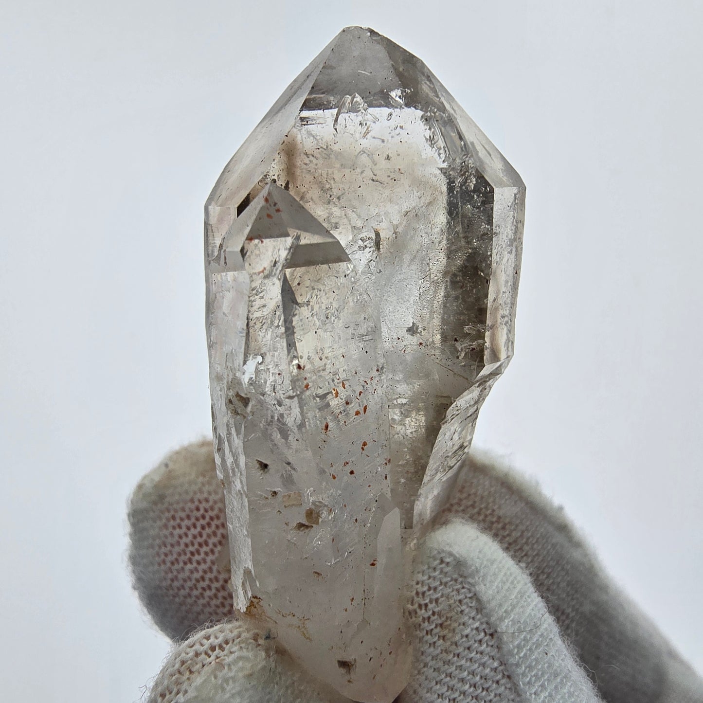 6x große Phantom Rauchquarz Spitzen, Zepter aus Goboboseb Namibia Lot Sammlung