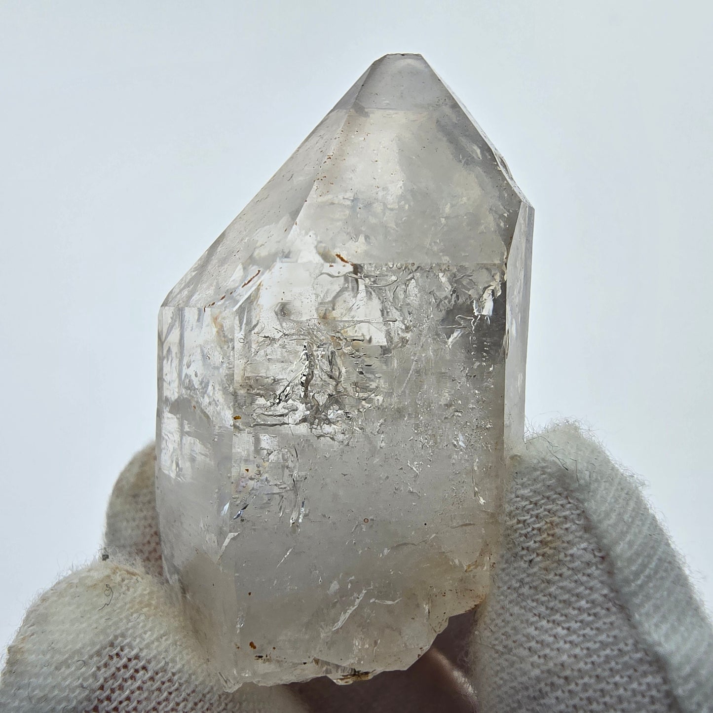 7x große Phantom Rauchquarz Spitzen, Zepter aus Goboboseb Namibia Lot Sammlung
