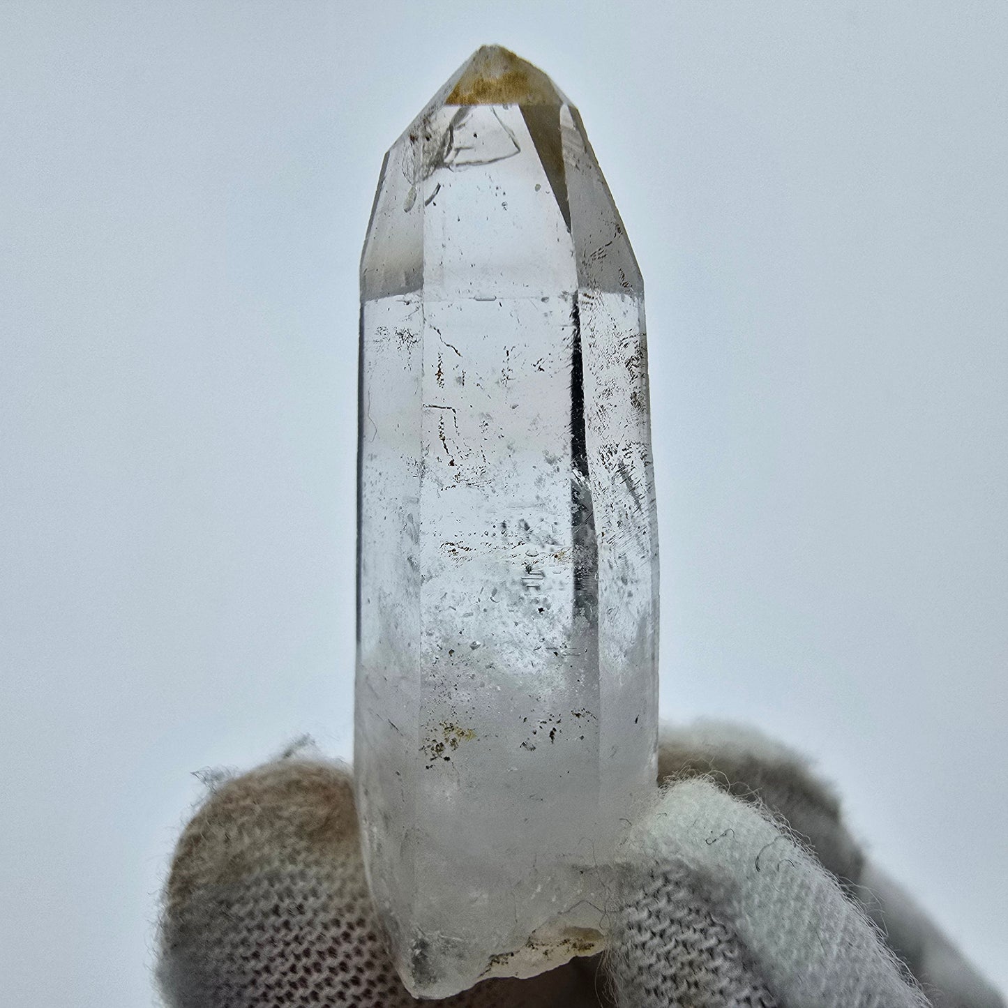 12x klare Phantom Rauchquarz Spitzen, Zepter aus Goboboseb, Namibia Lot Sammlung