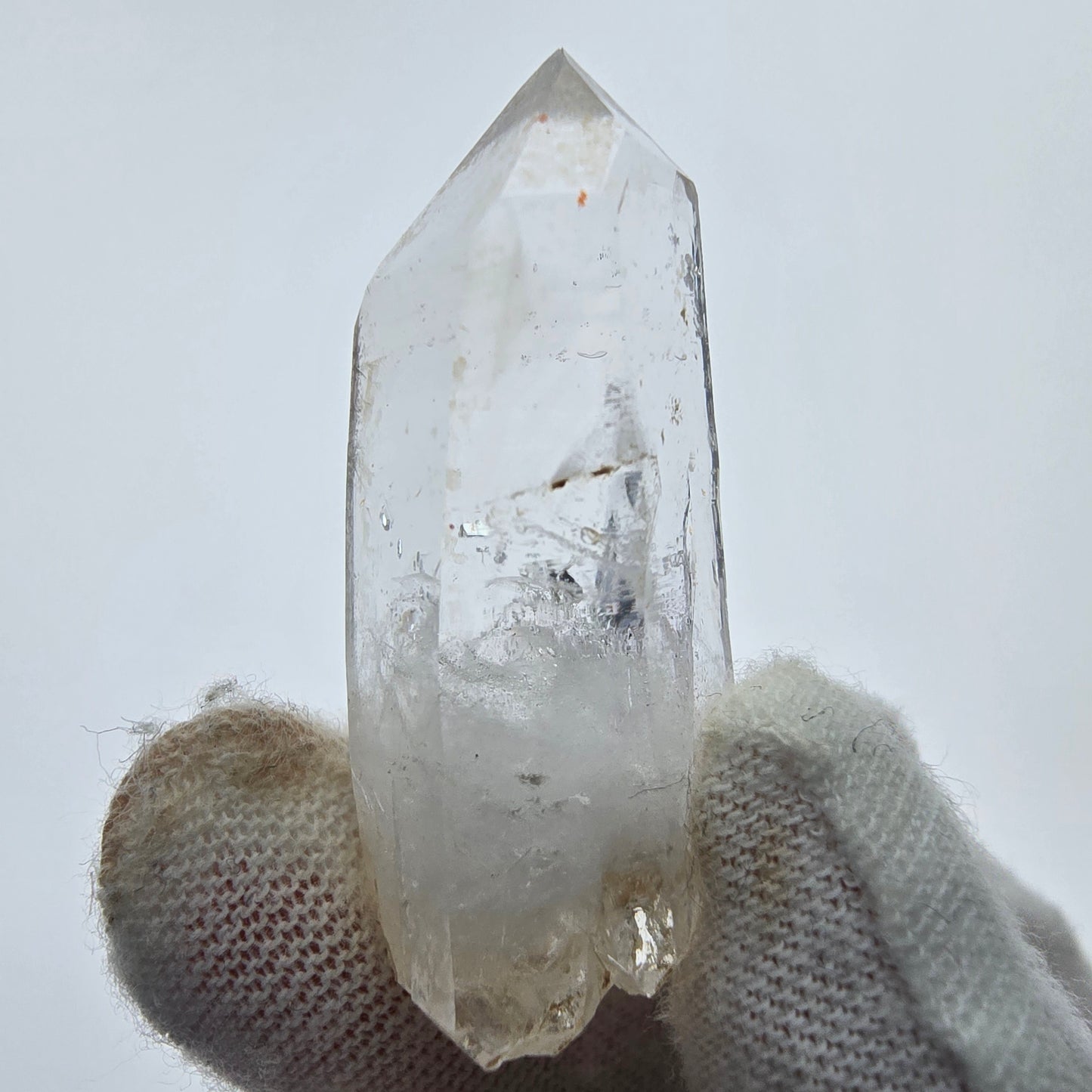 12x klare Phantom Rauchquarz Spitzen, Zepter aus Goboboseb, Namibia Lot Sammlung