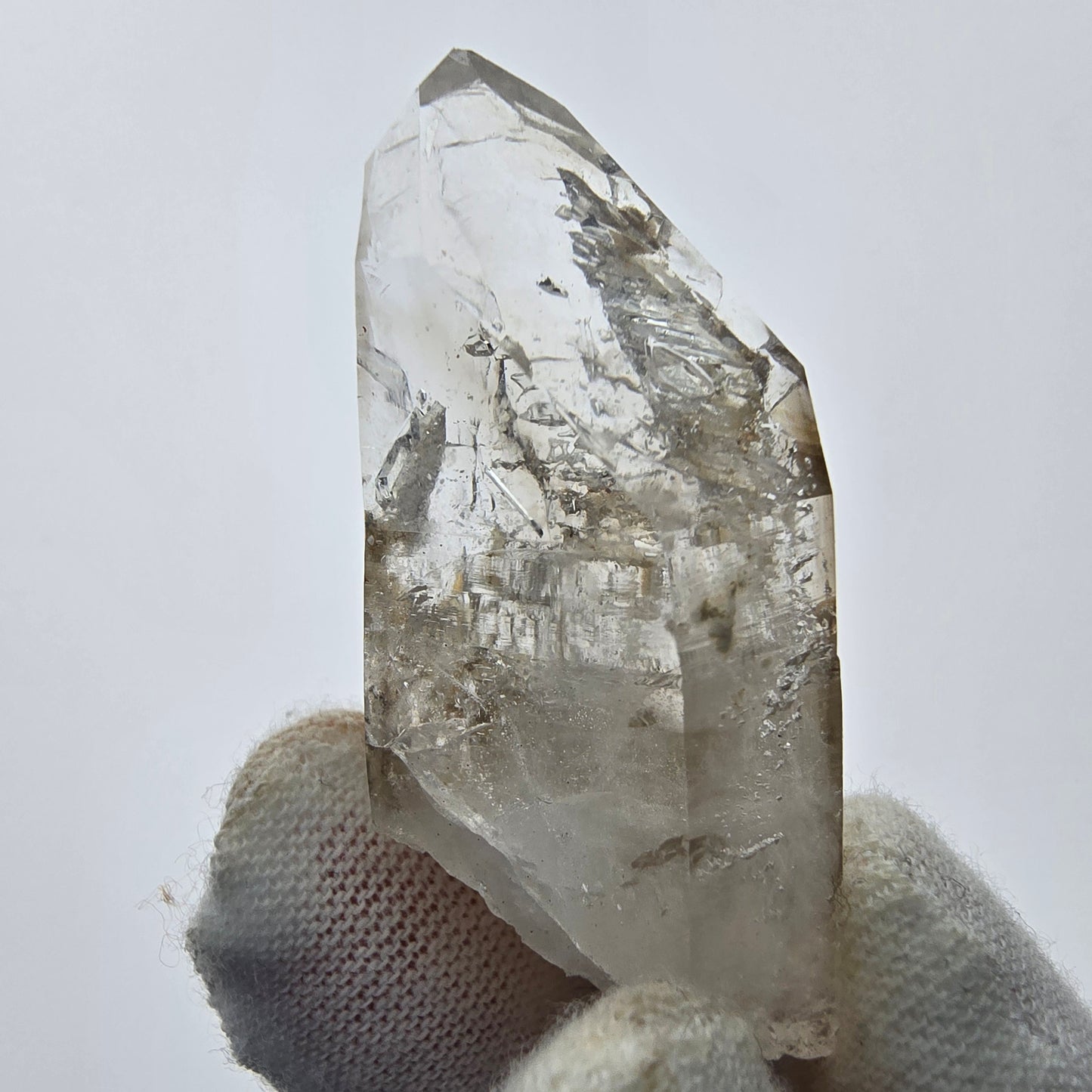 8x große Phantom Rauchquarz Spitzen, Zepter aus Goboboseb Namibia Lot Sammlung