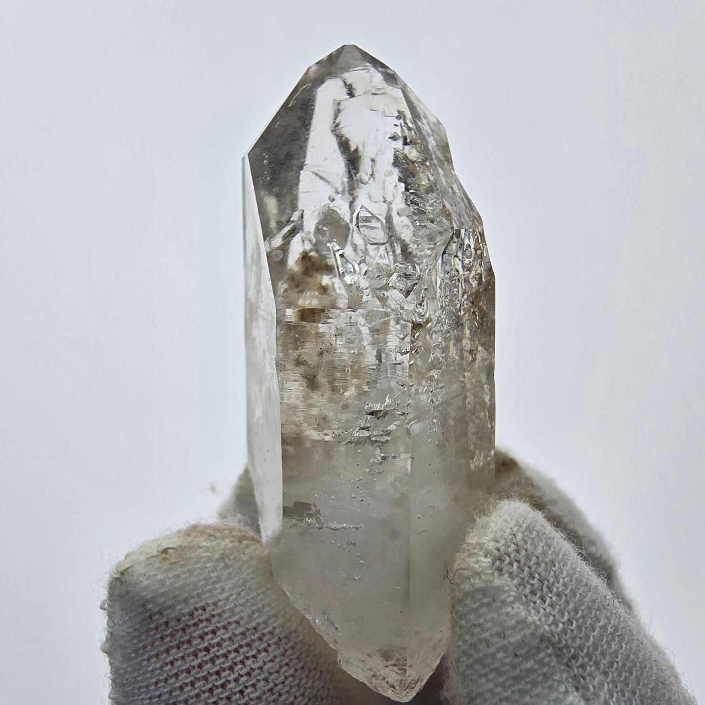 8x große Phantom Rauchquarz Spitzen, Zepter aus Goboboseb Namibia Lot Sammlung
