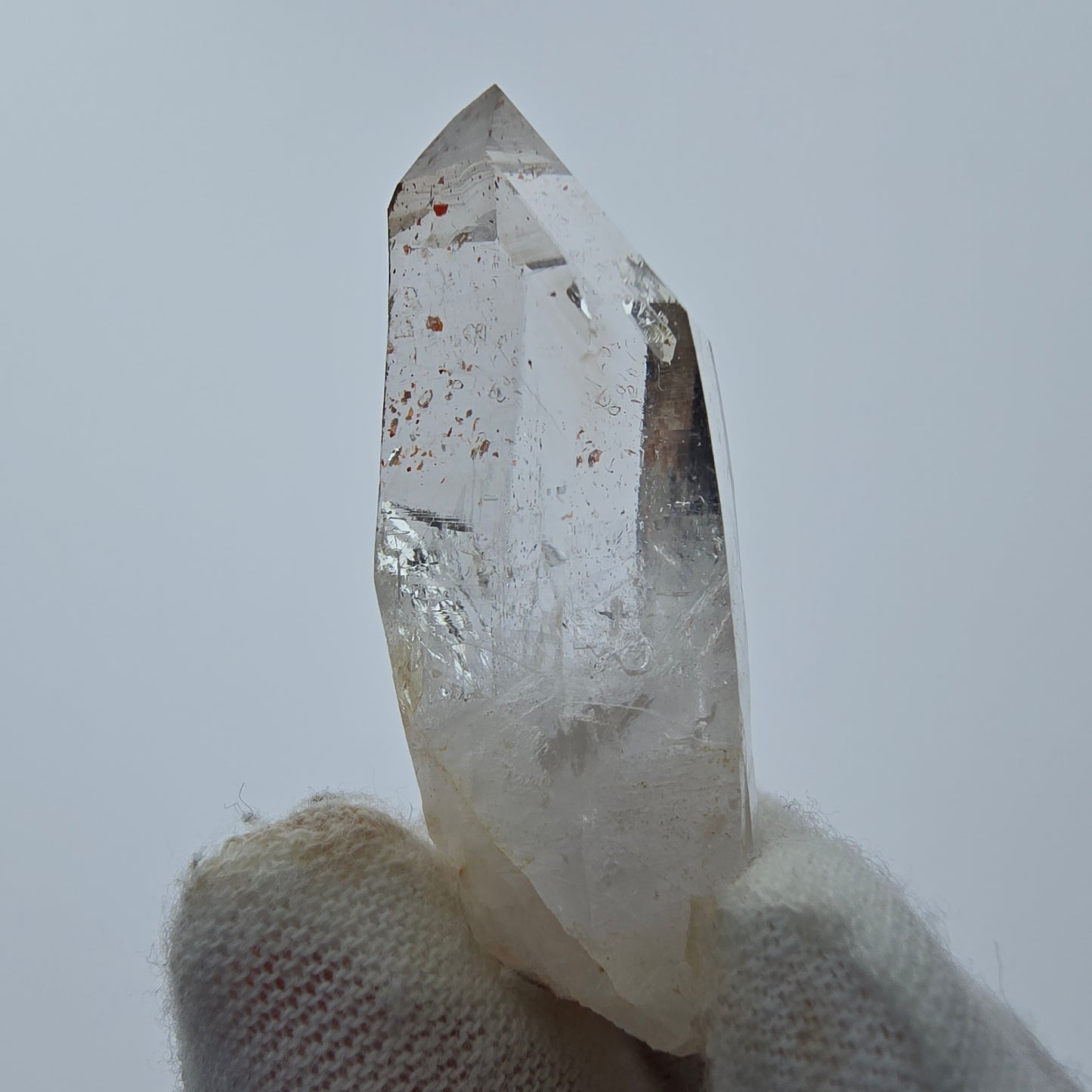 12x klare Phantom Rauchquarz Spitzen, Zepter aus Goboboseb, Namibia Lot Sammlung