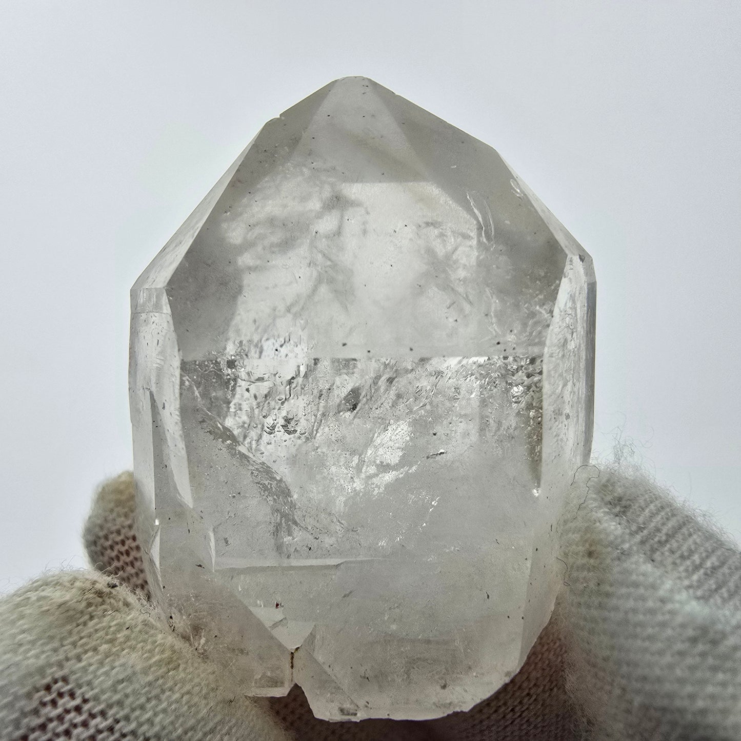 7x große Phantom Rauchquarz Spitzen, Zepter aus Goboboseb Namibia Lot Sammlung