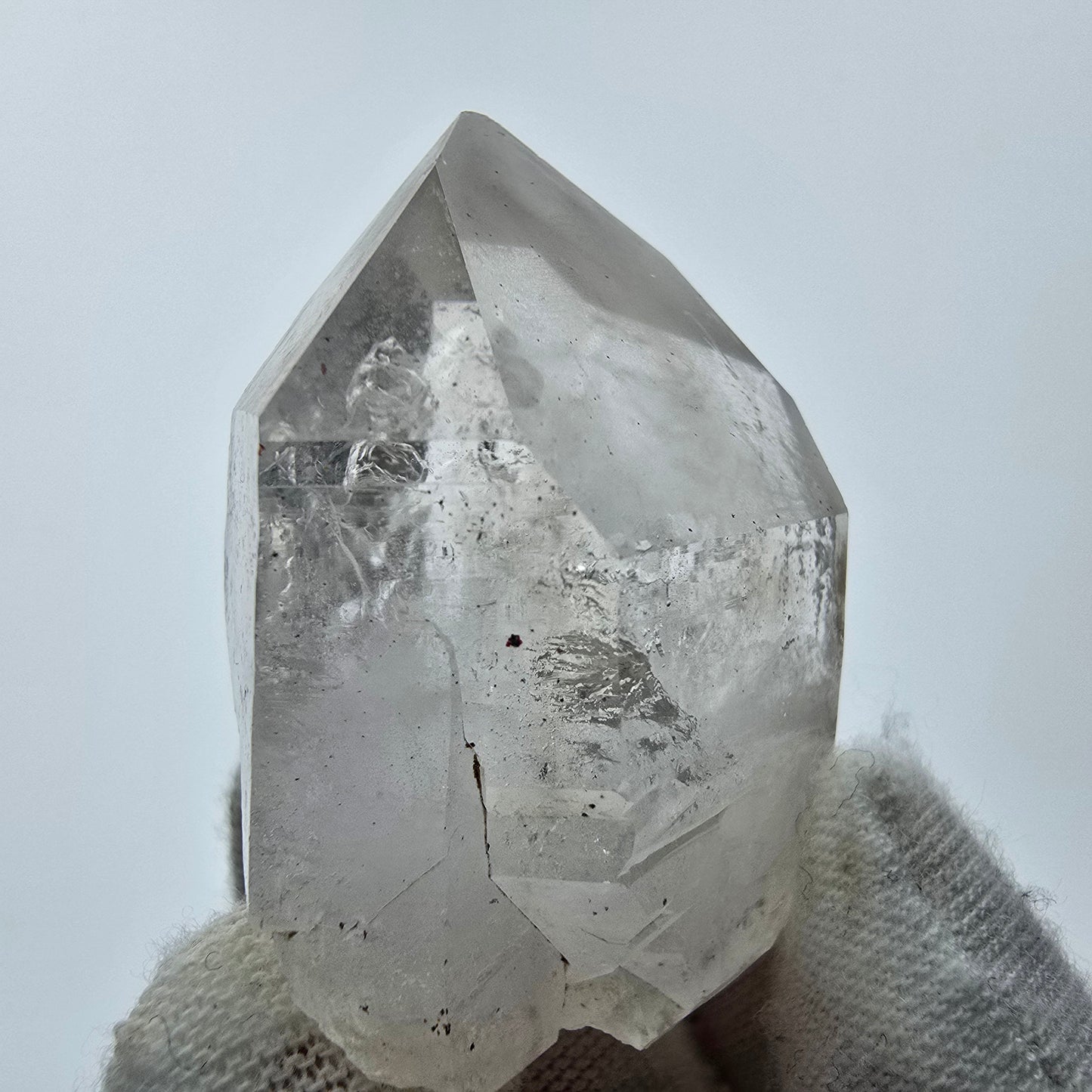 7x große Phantom Rauchquarz Spitzen, Zepter aus Goboboseb Namibia Lot Sammlung