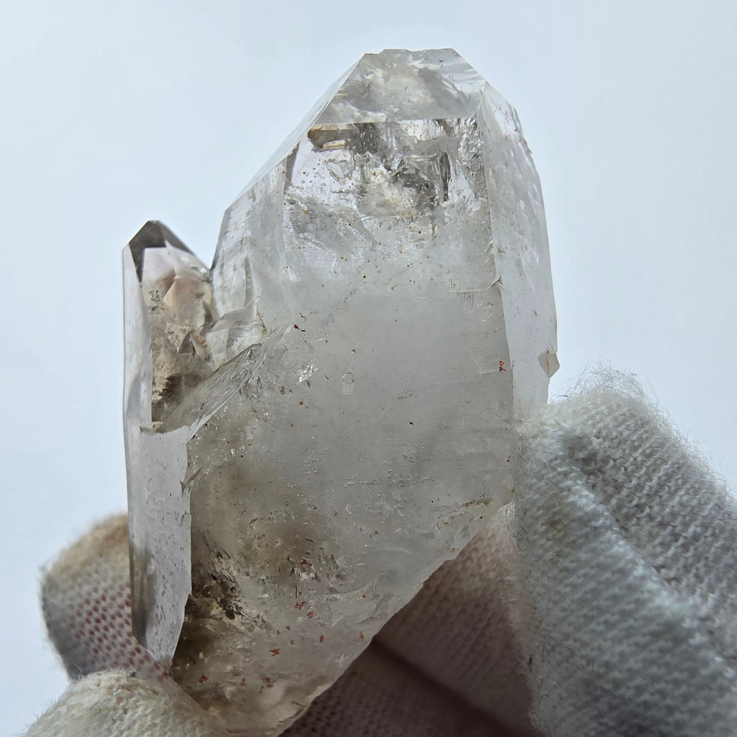 7x große Phantom Rauchquarz Spitzen, Zepter aus Goboboseb Namibia Lot Sammlung