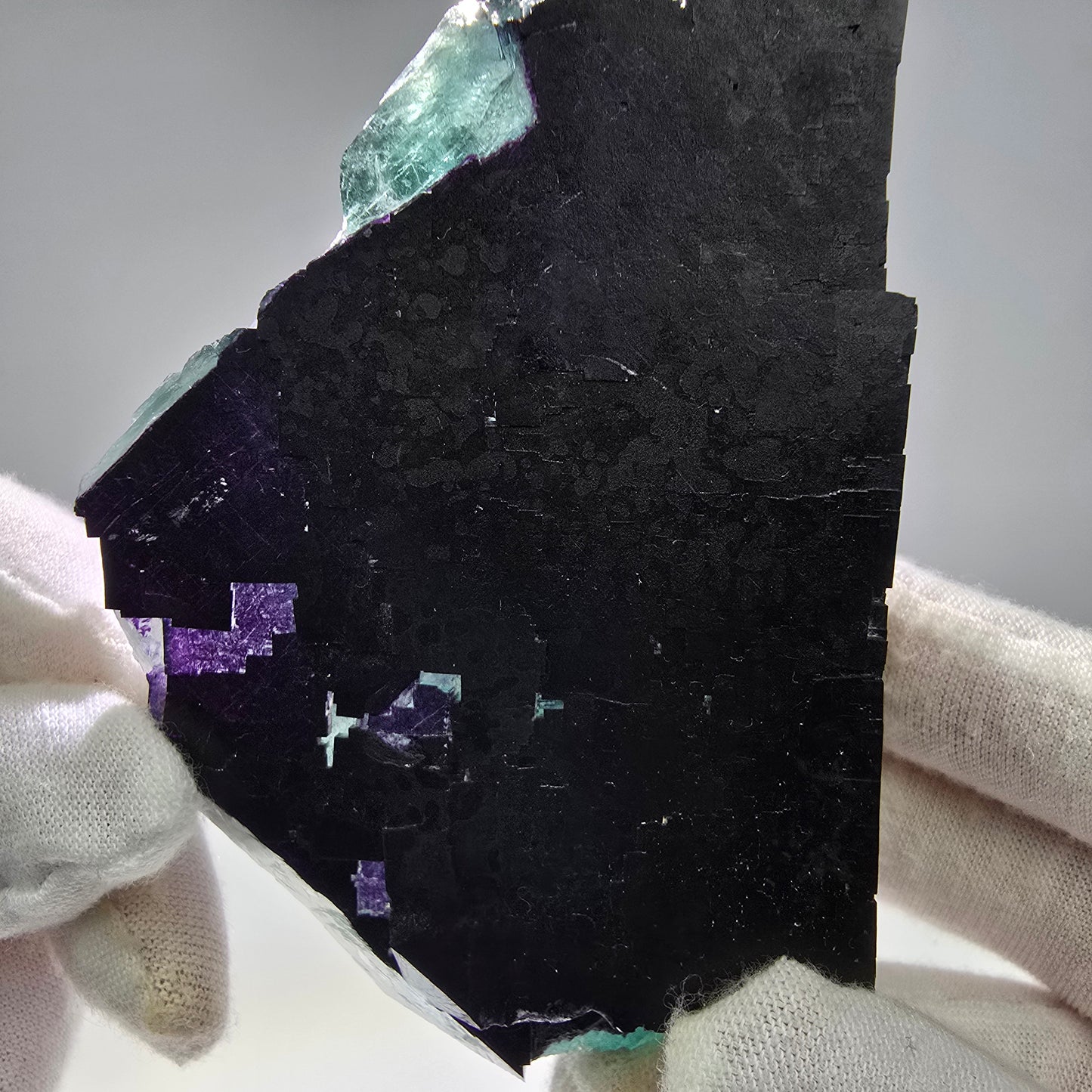 Seltene Fluorit Würfel Stufe 11:11 Angel Pocket, Okorusu Mine Namibia 82*59*32mm
