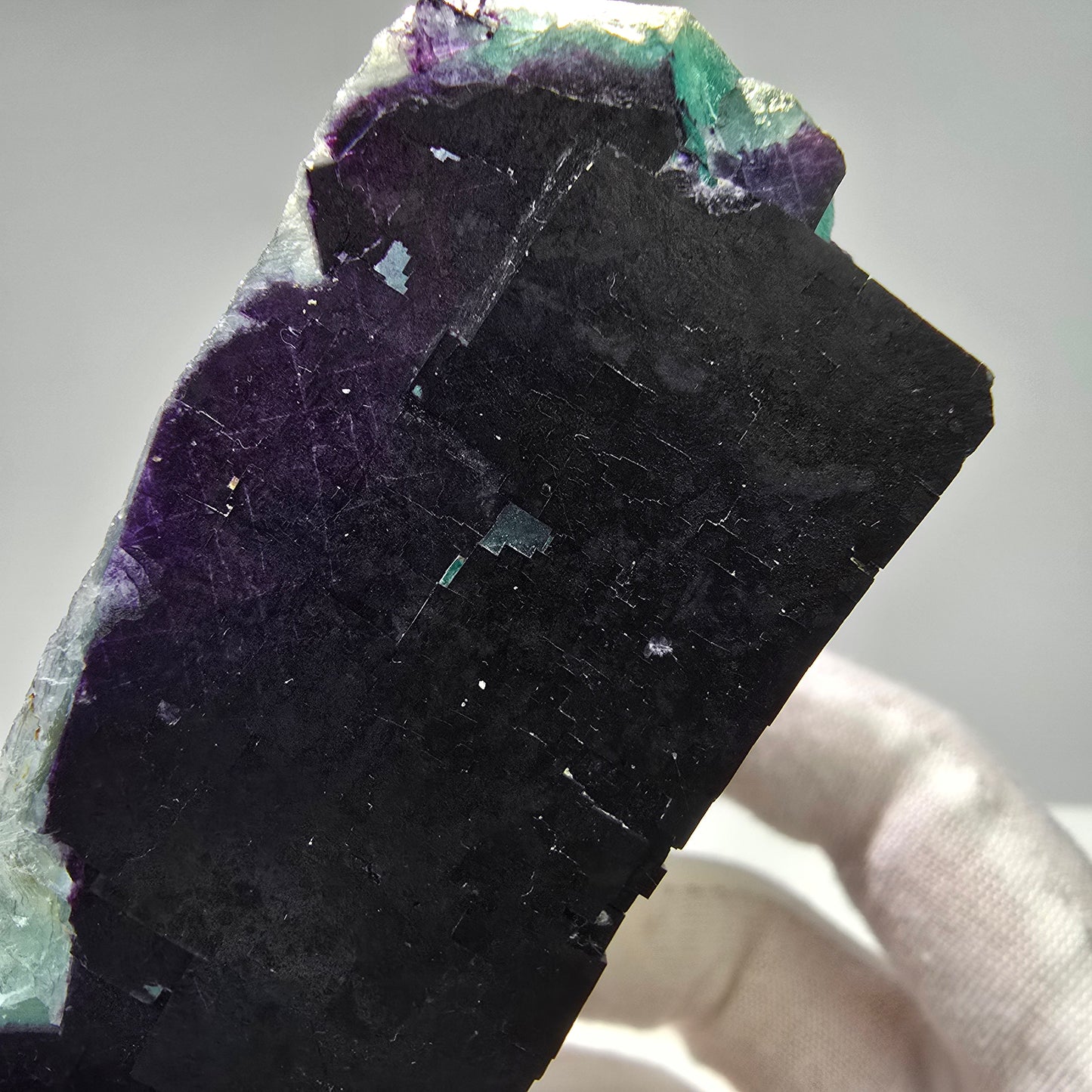 Seltene Fluorit Würfel Stufe 11:11 Angel Pocket, Okorusu Mine Namibia 82*59*32mm