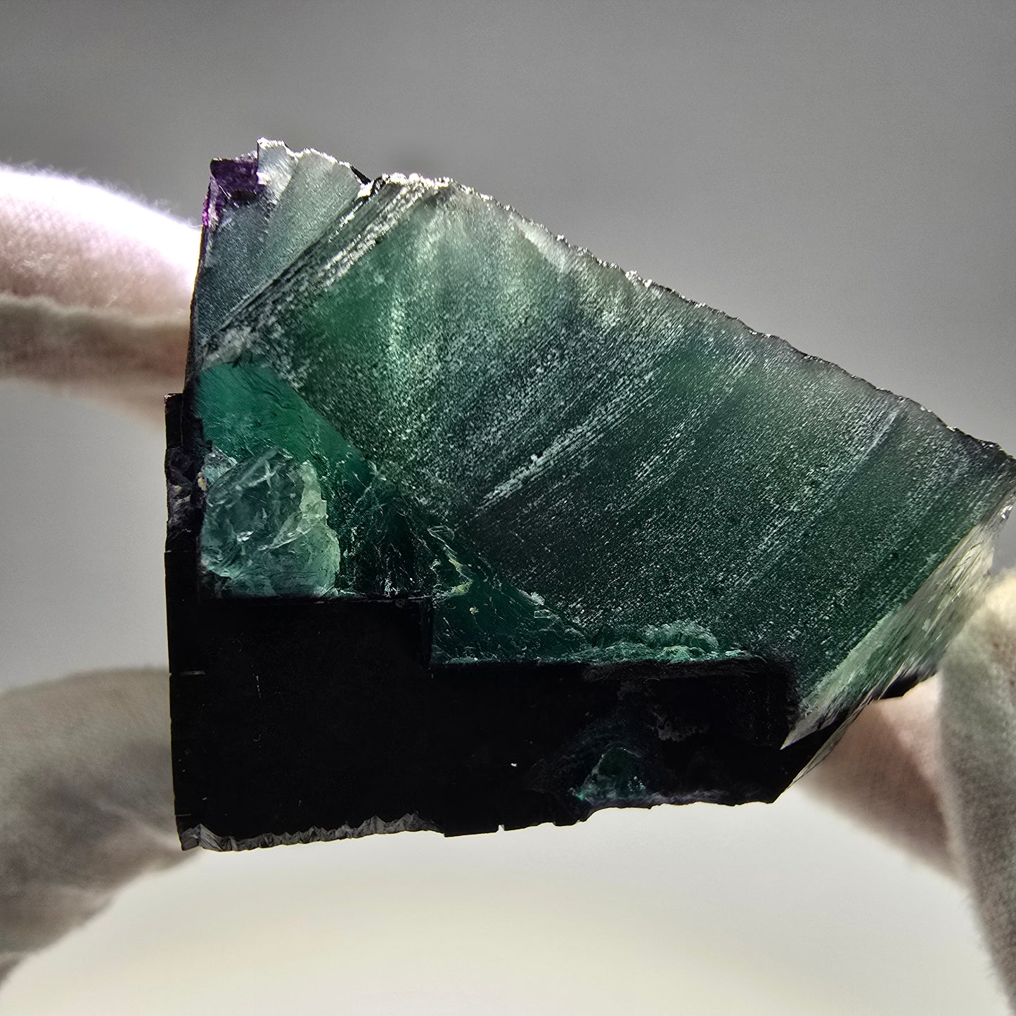 Seltene Fluorit Würfel Stufe 11:11 Angel Pocket, Okorusu Mine Namibia 82*59*32mm