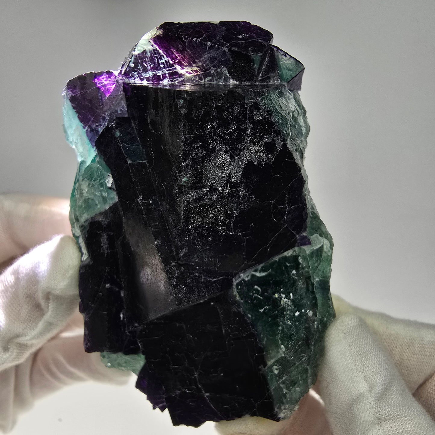 Seltene Fluorit Würfel Stufe 11:11 Angel Pocket, Okorusu Mine Namibia 83*49*48mm