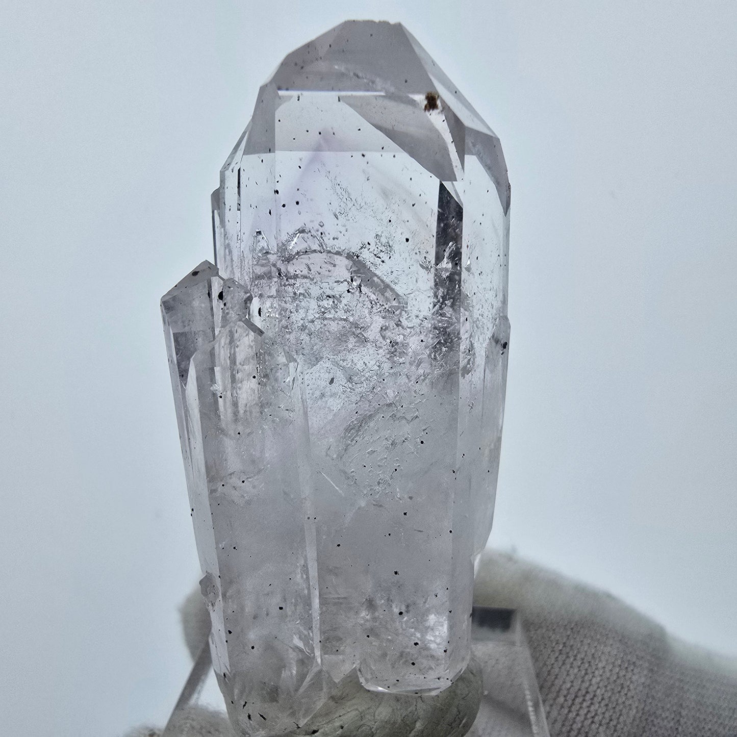 Phantom Amethyst DT Hämatit Quarz Streep Mine Goboboseb Namibia 50*22*20mm