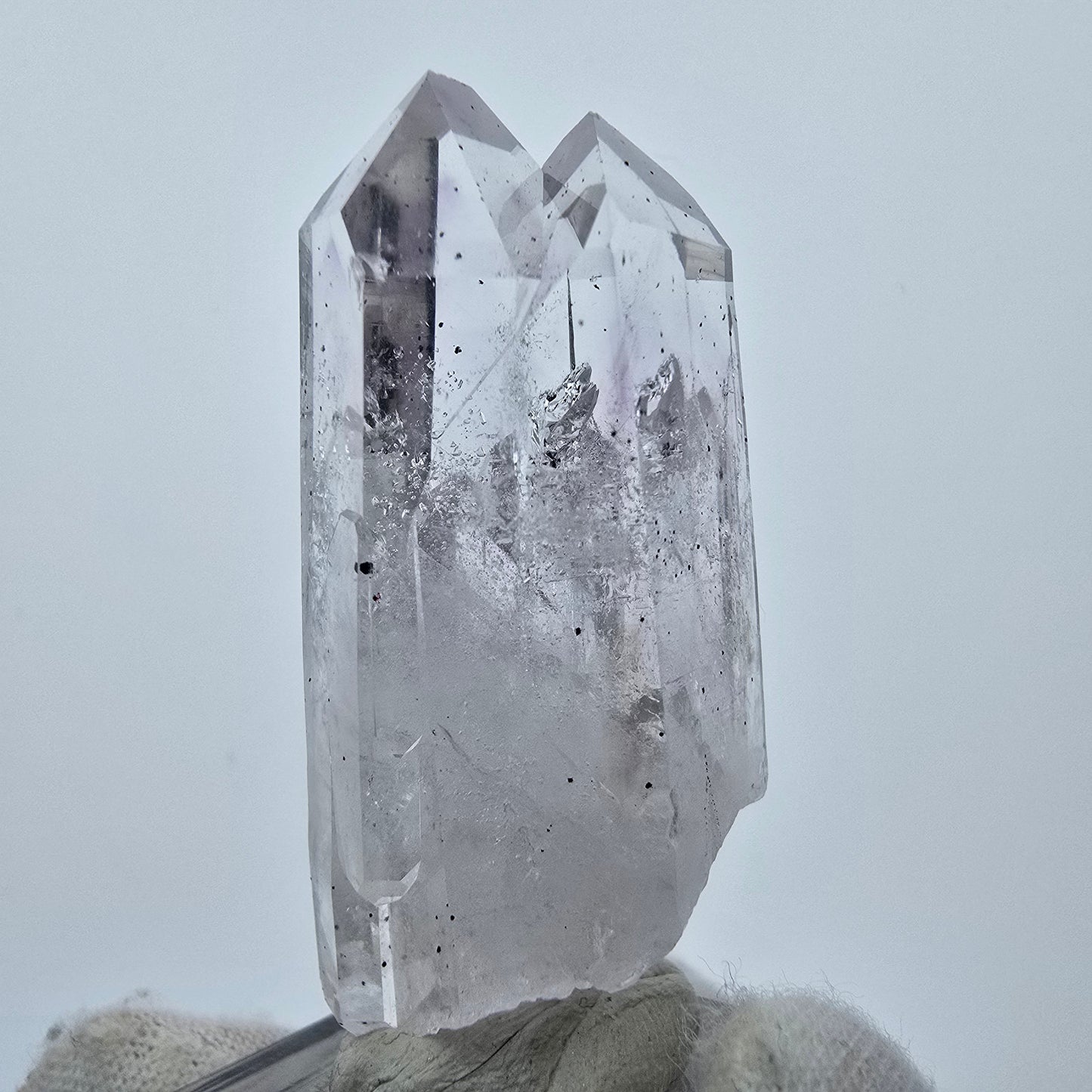 Phantom Amethyst DT Hämatit Quarz Streep Mine Goboboseb Namibia 50*22*20mm