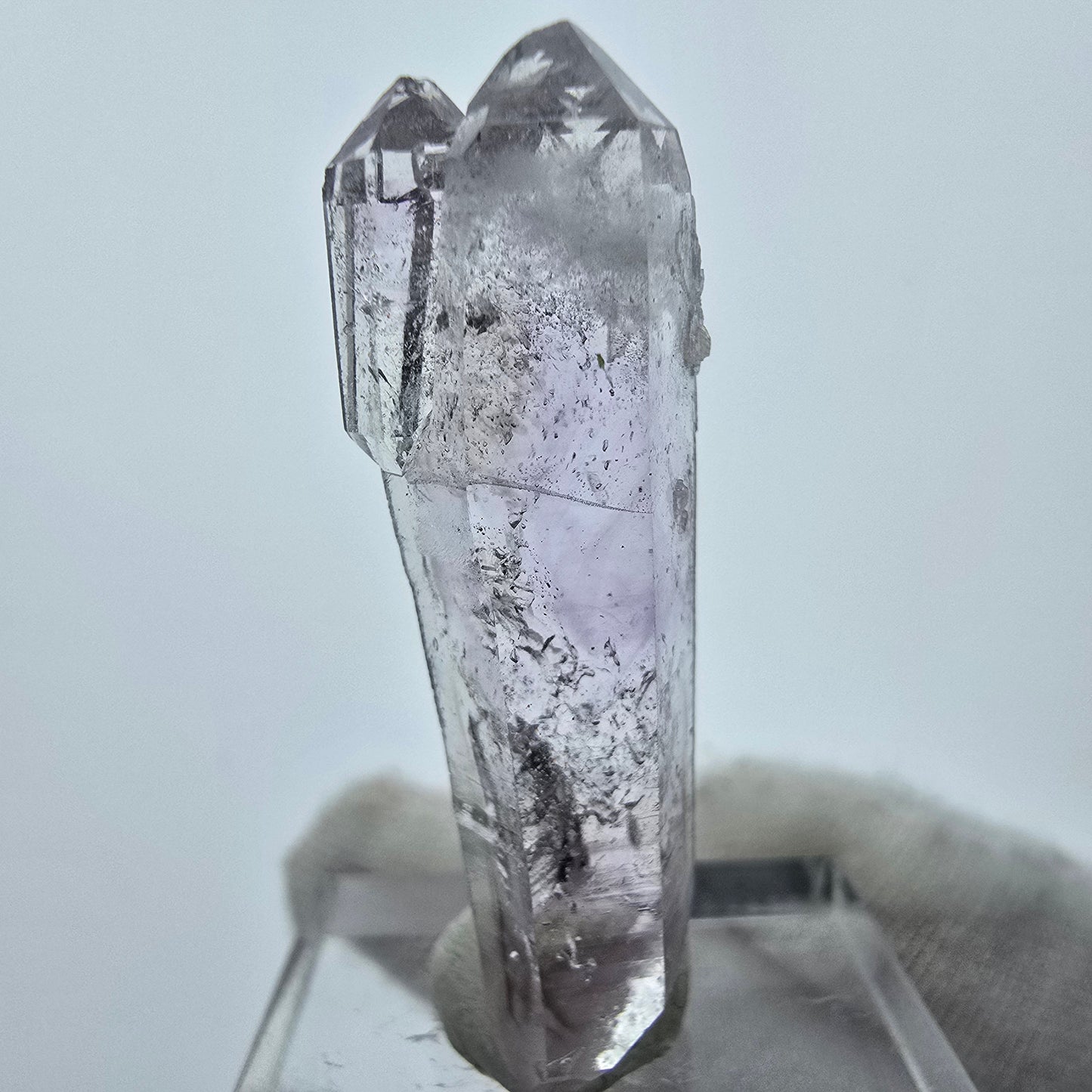 Enhydro Phantom Amethyst DT Zepter 1 Blase Goboboseb, Namibia 38*12*7mm Sammlung